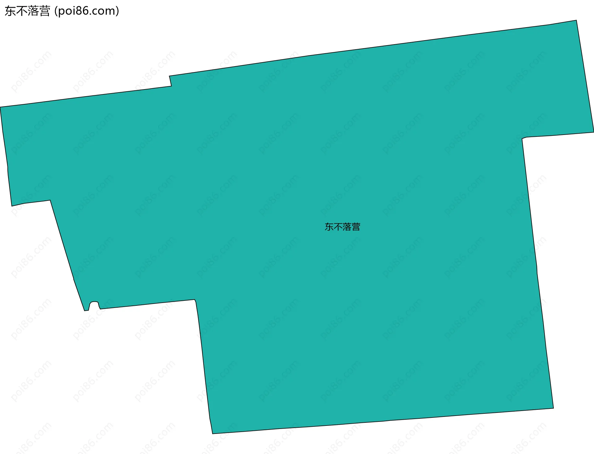 东不落营边界地图