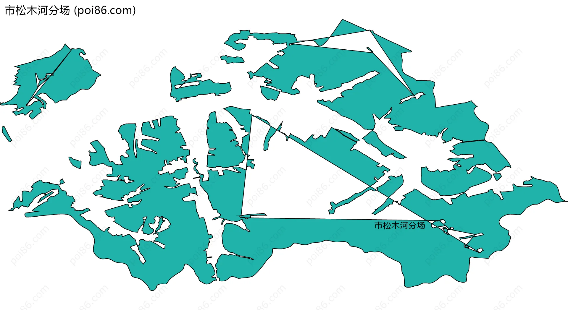 市松木河分场边界地图