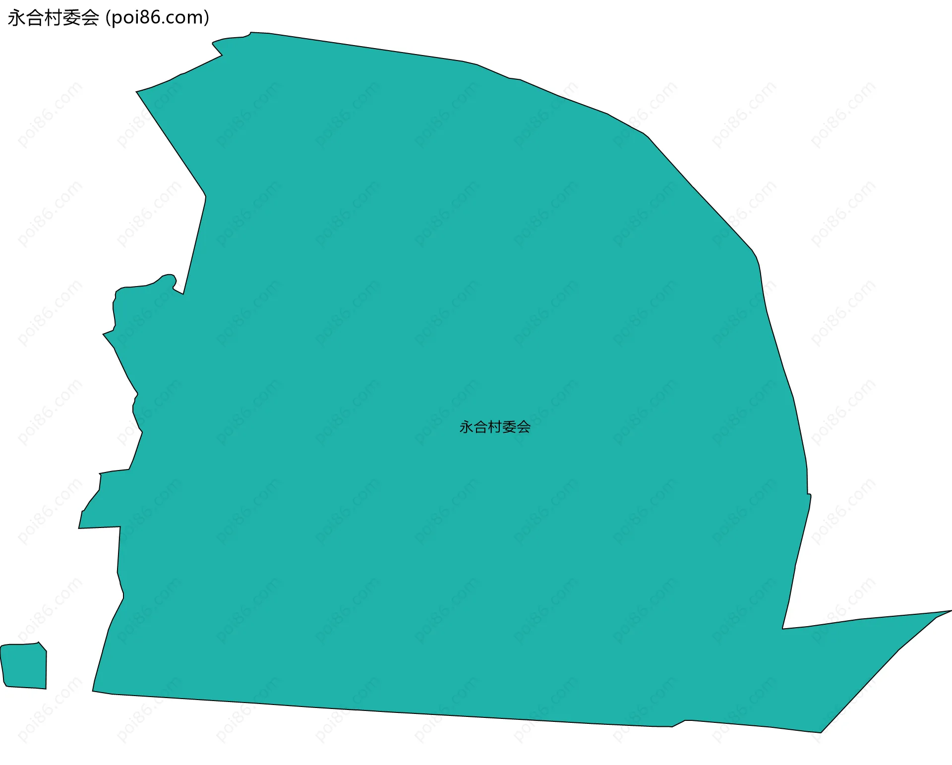 永合村委会边界地图