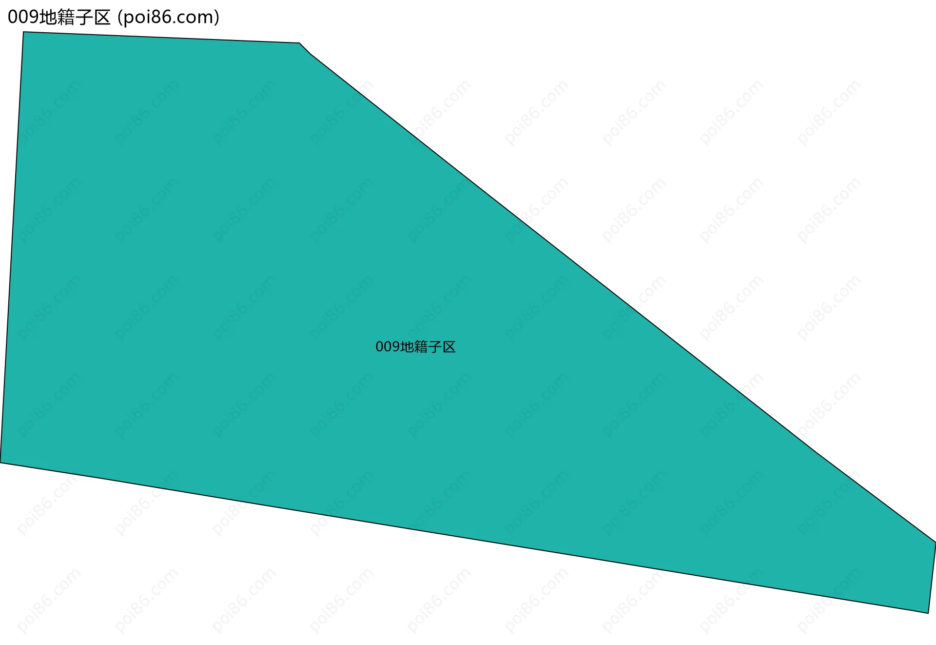 009地籍子区边界地图