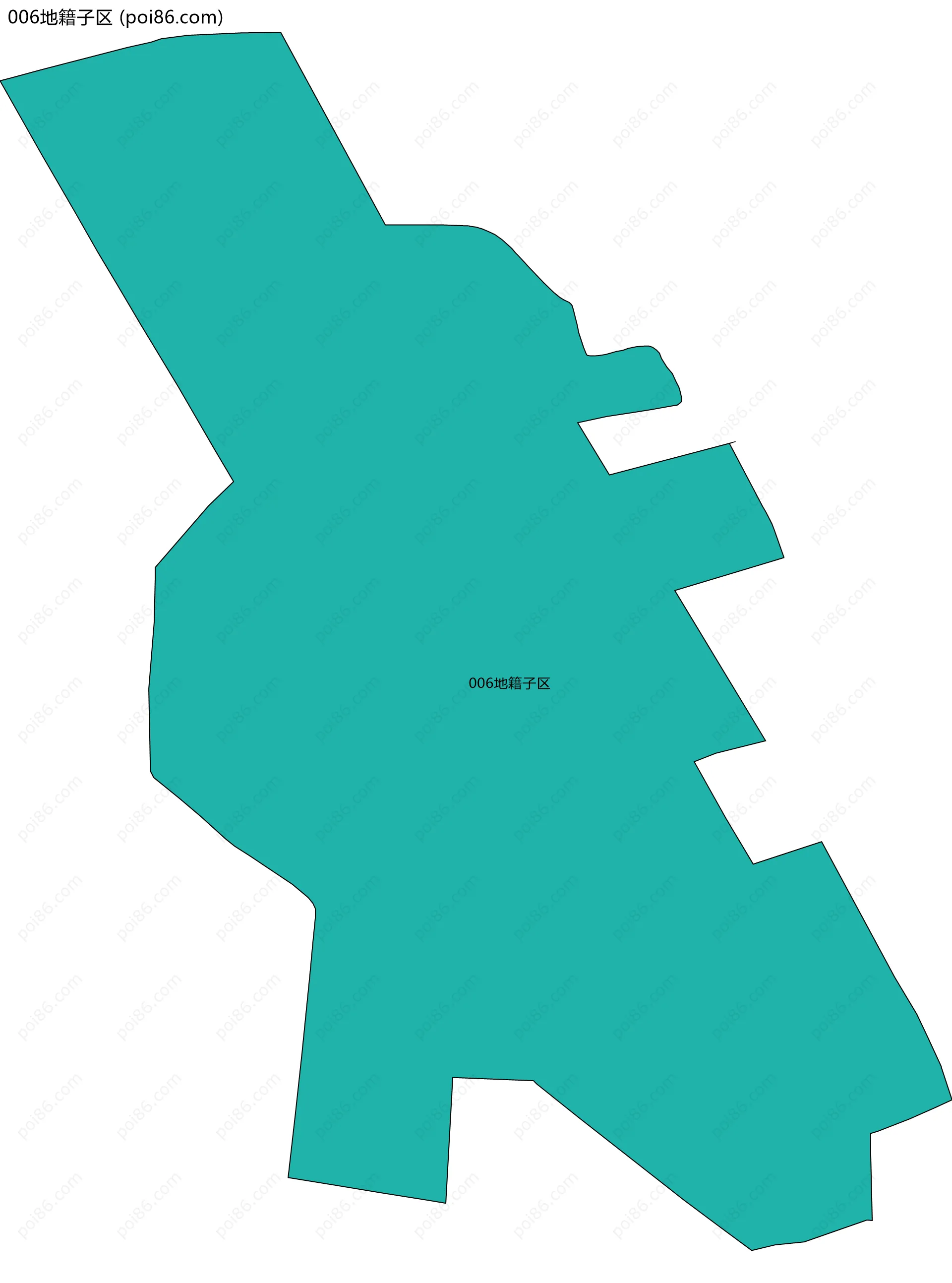 006地籍子区边界地图