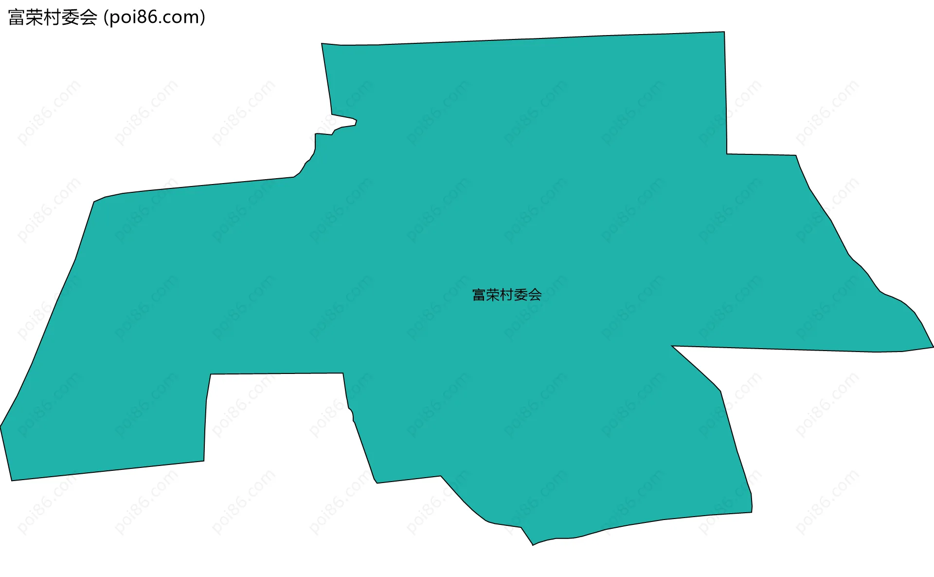 富荣村委会边界地图