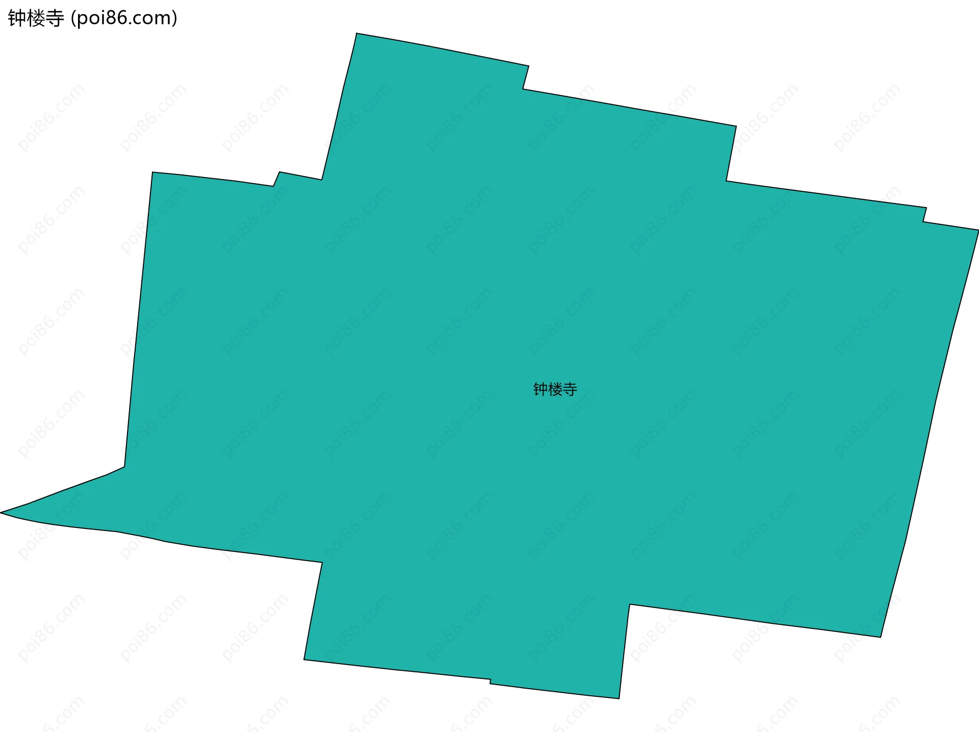 钟楼寺边界地图