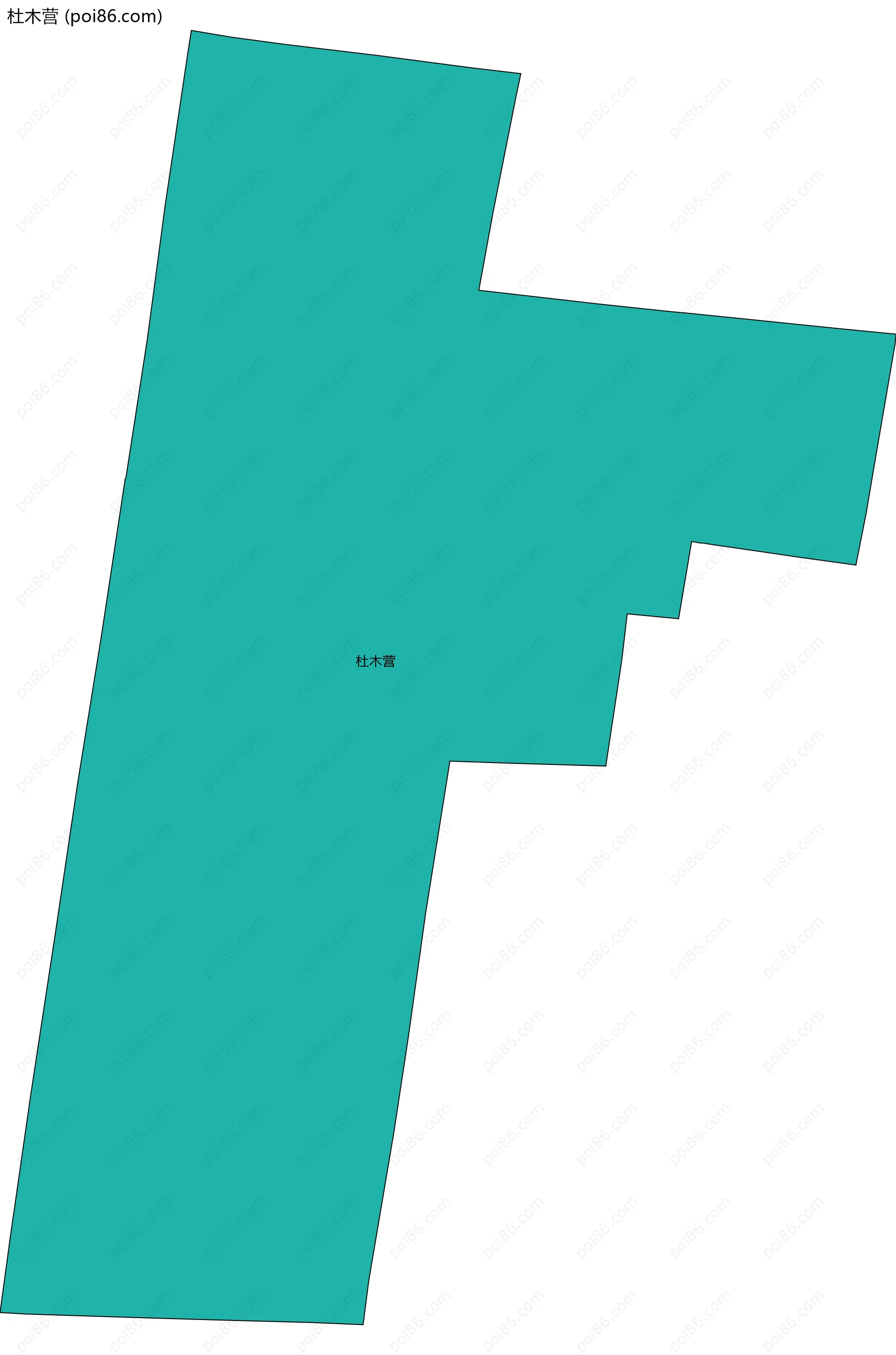 杜木营边界地图