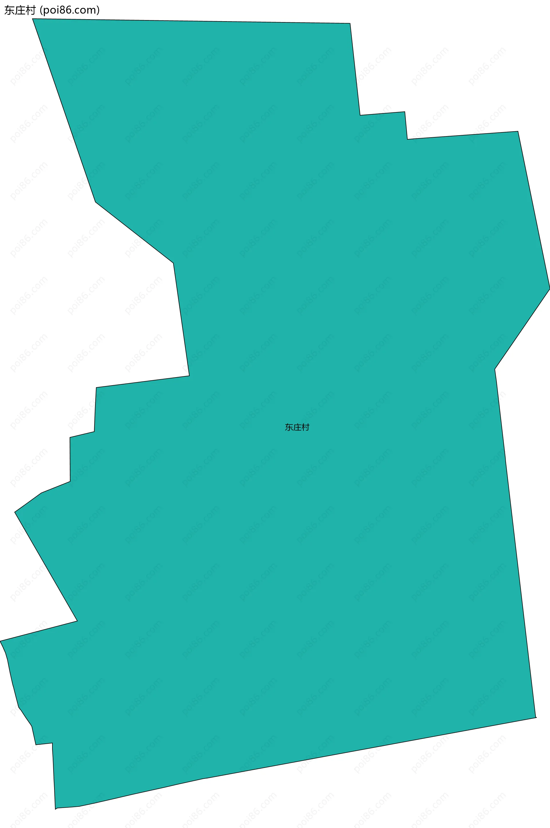 东庄村边界地图