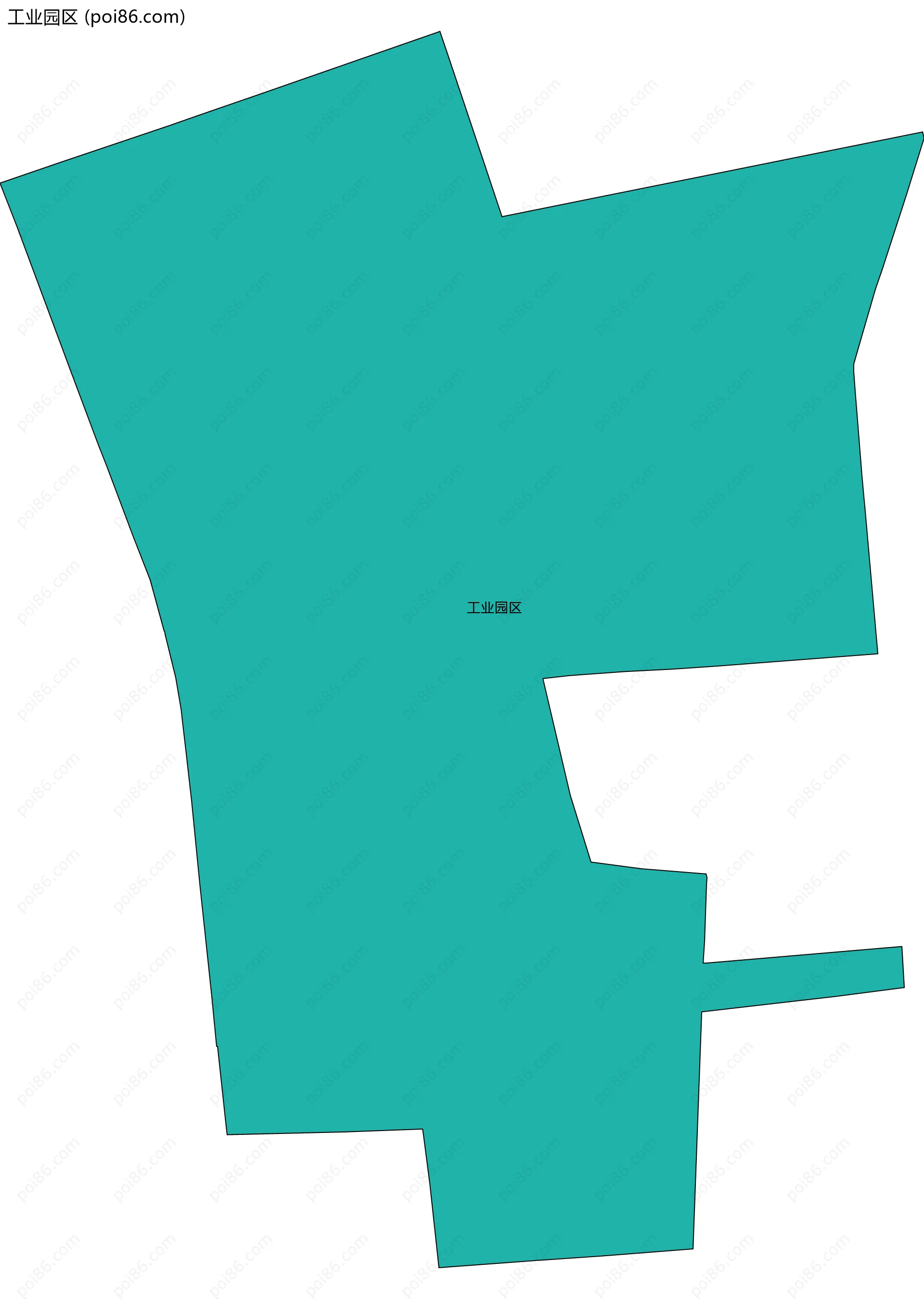 工业园区边界地图