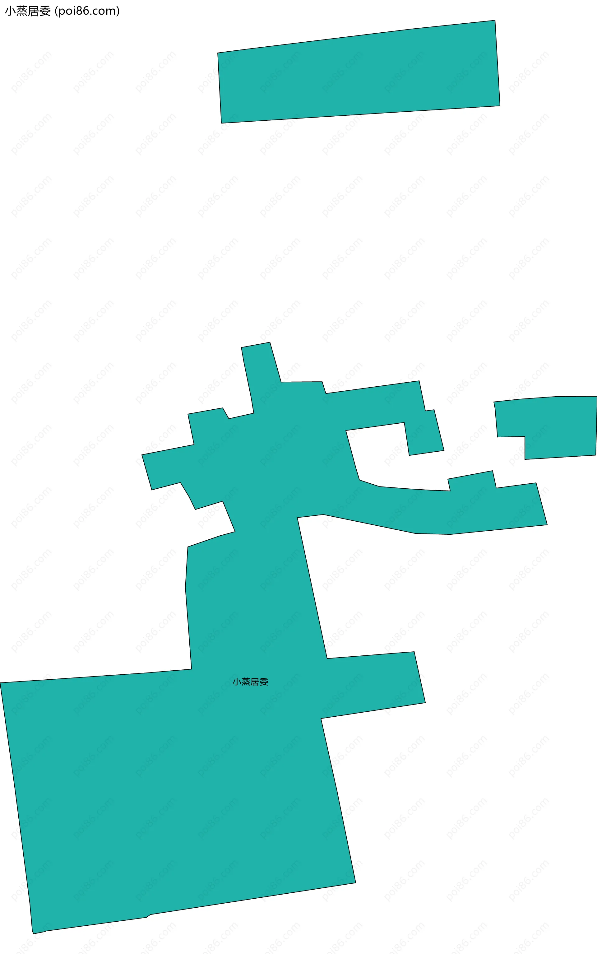 小蒸居委边界地图