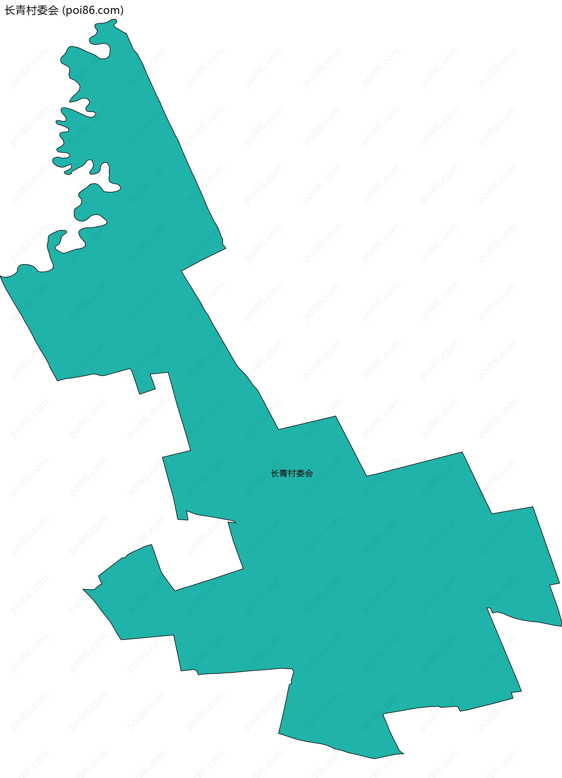 长青村委会边界地图