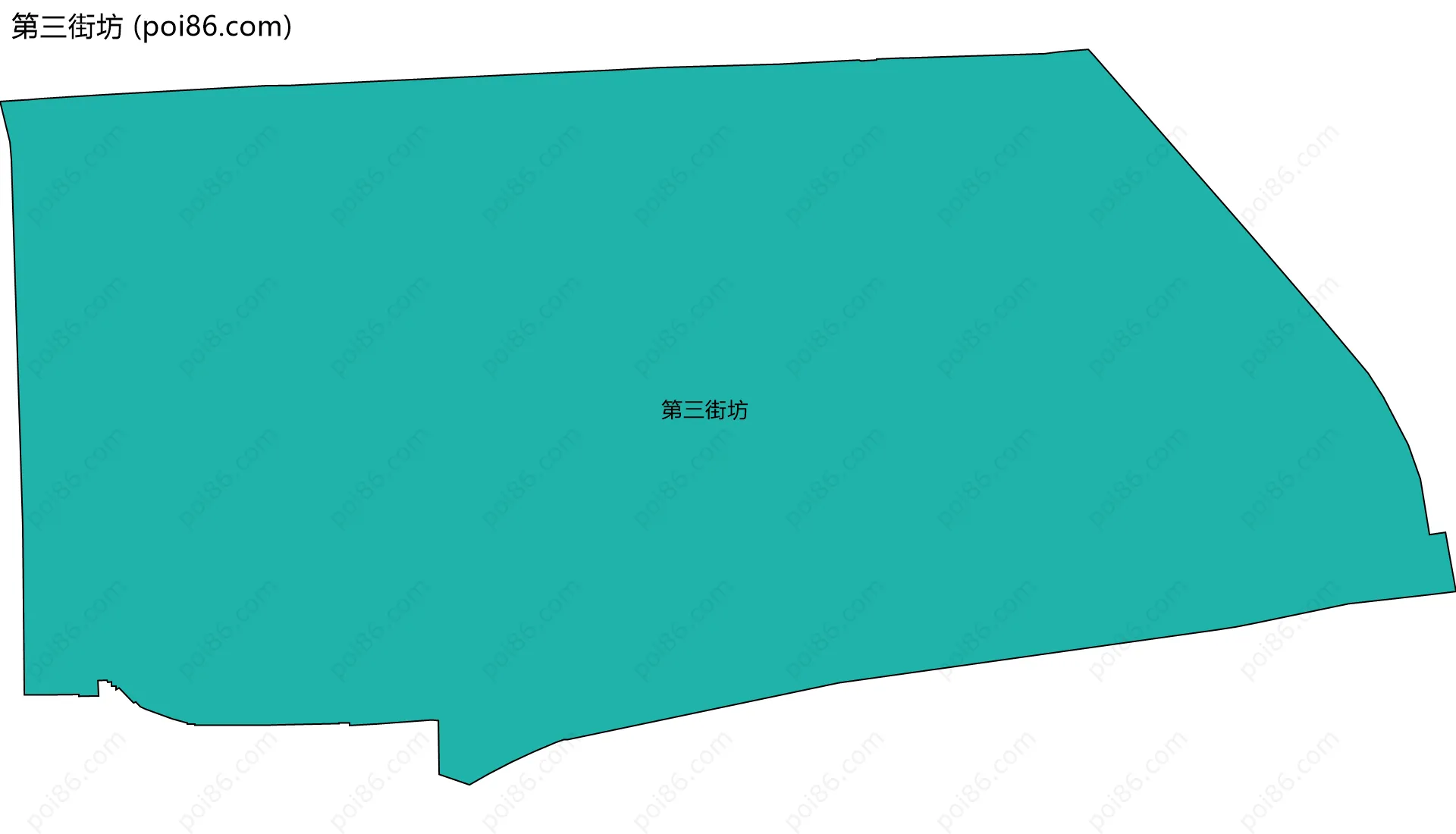 第三街坊边界地图
