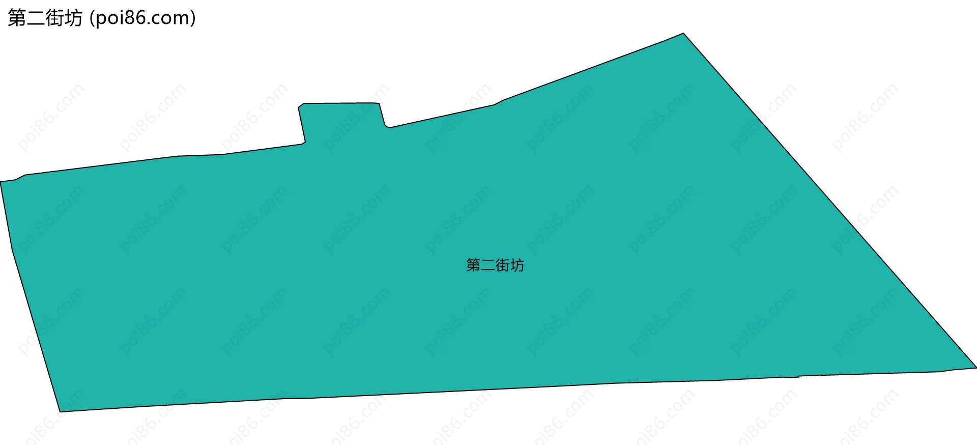 第二街坊边界地图