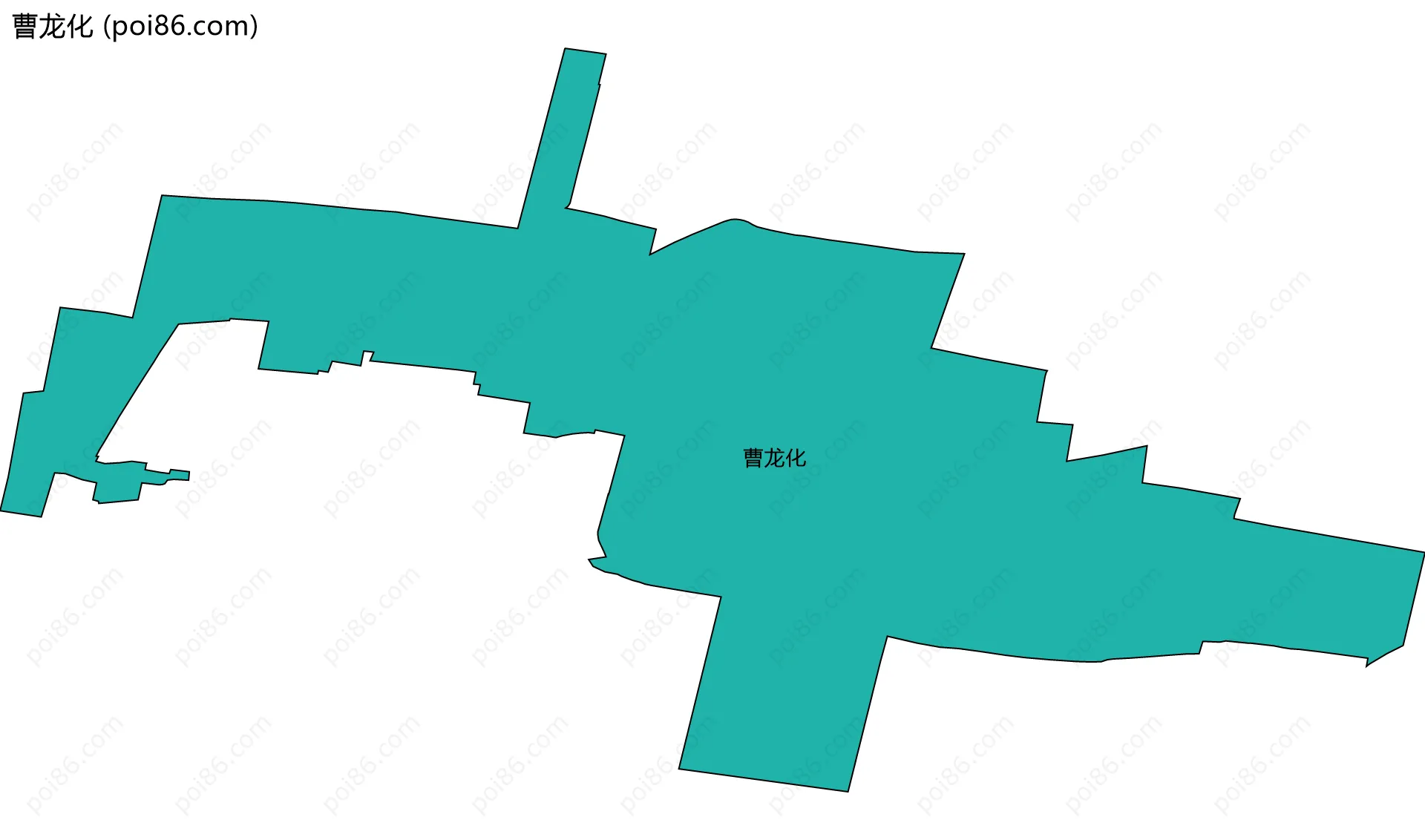 曹龙化边界地图