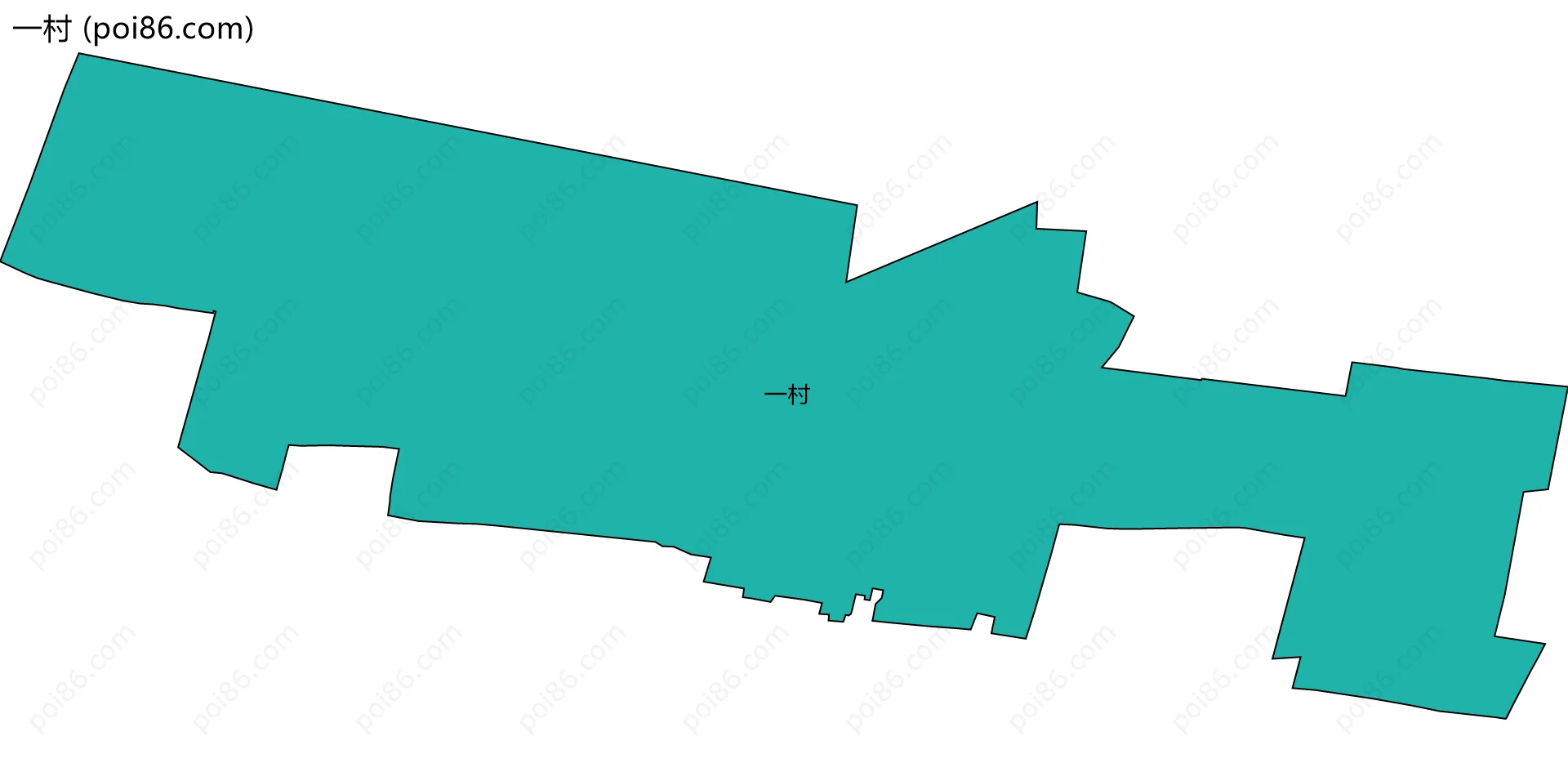 一村边界地图