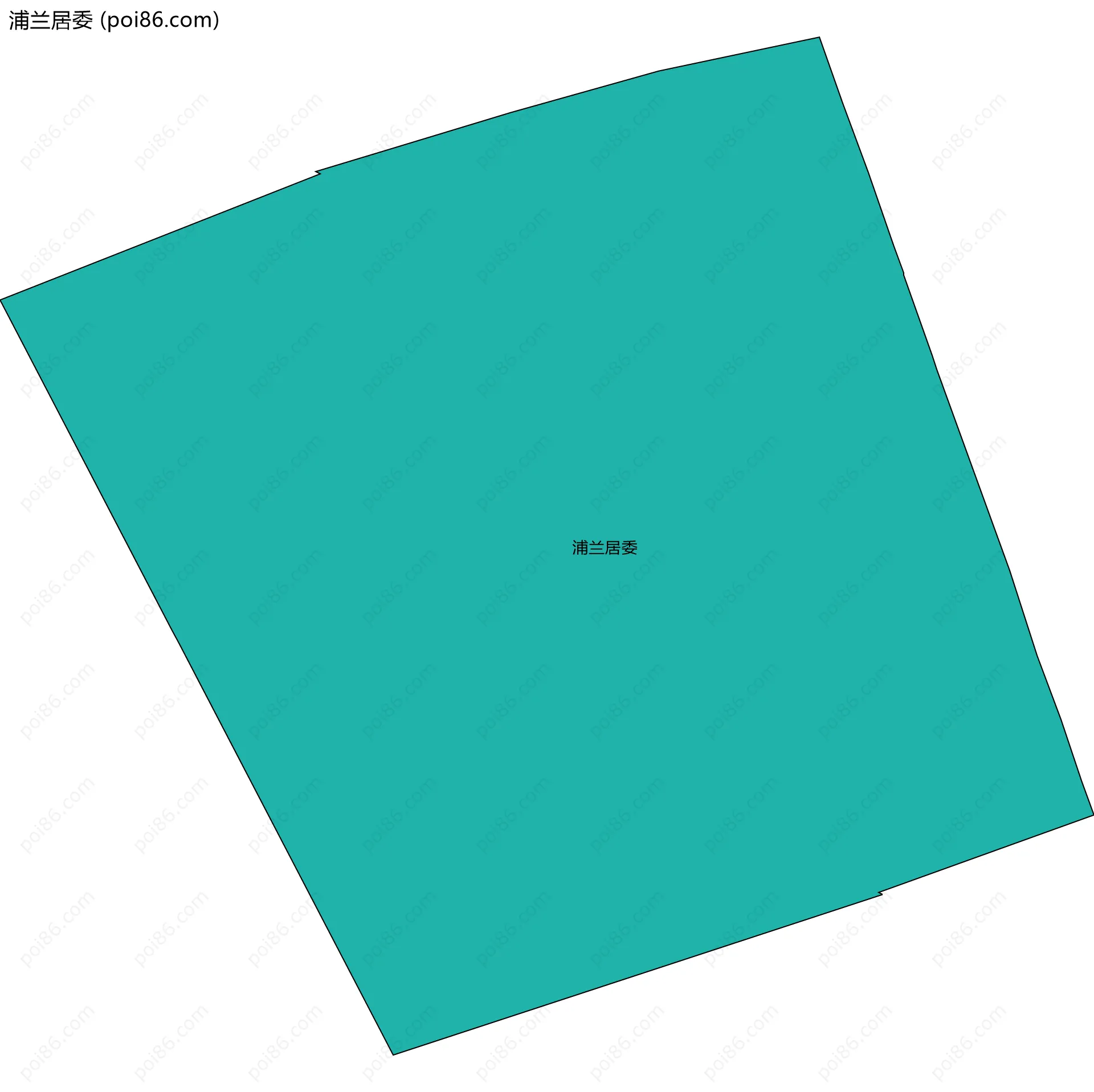 浦兰居委边界地图