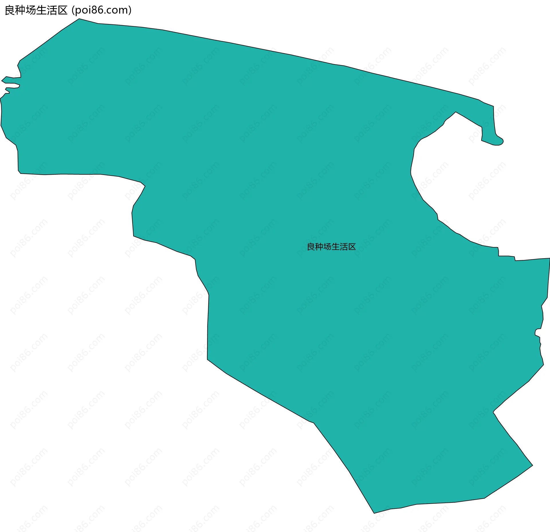 良种场生活区边界地图