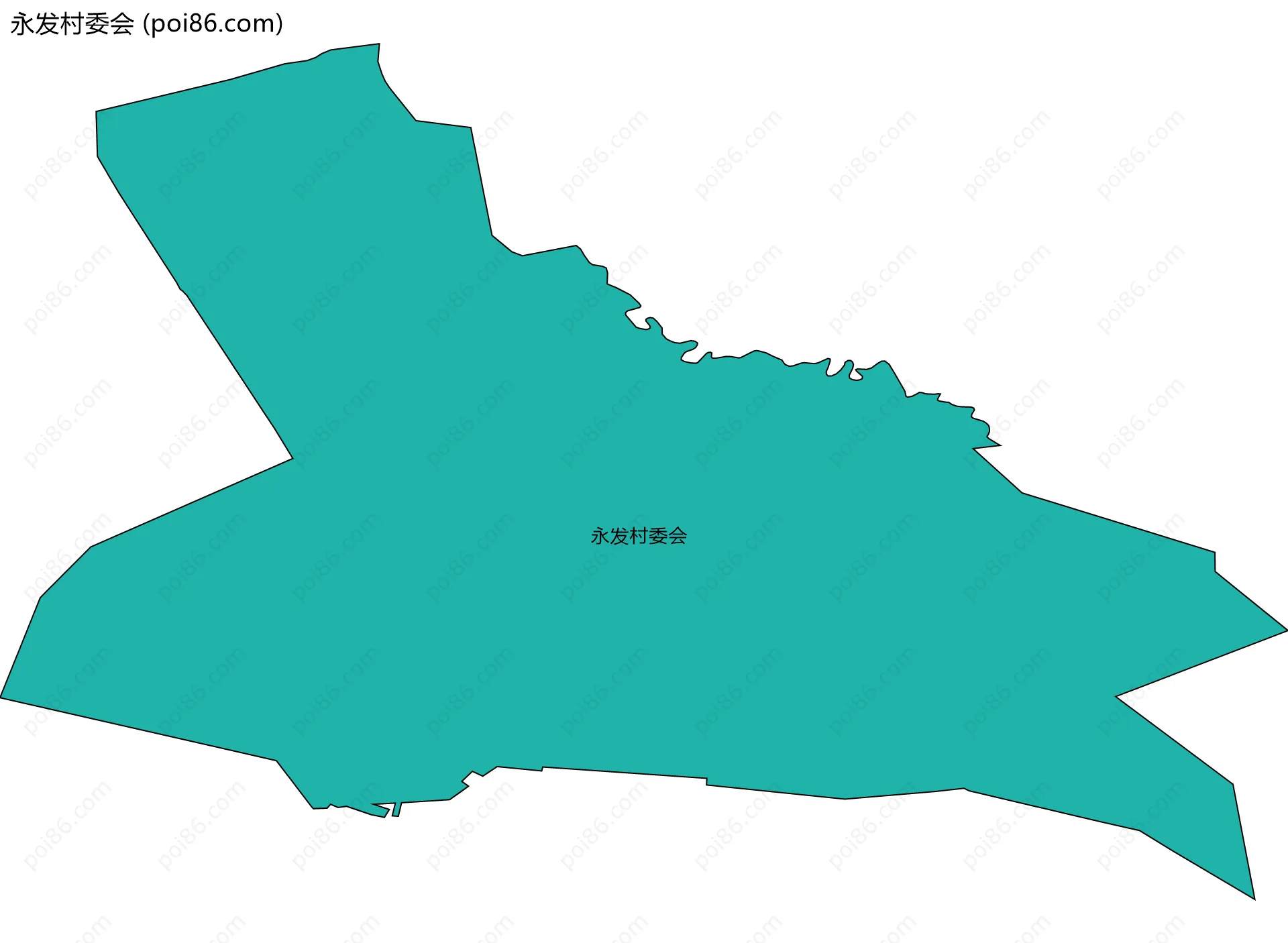 永发村委会边界地图