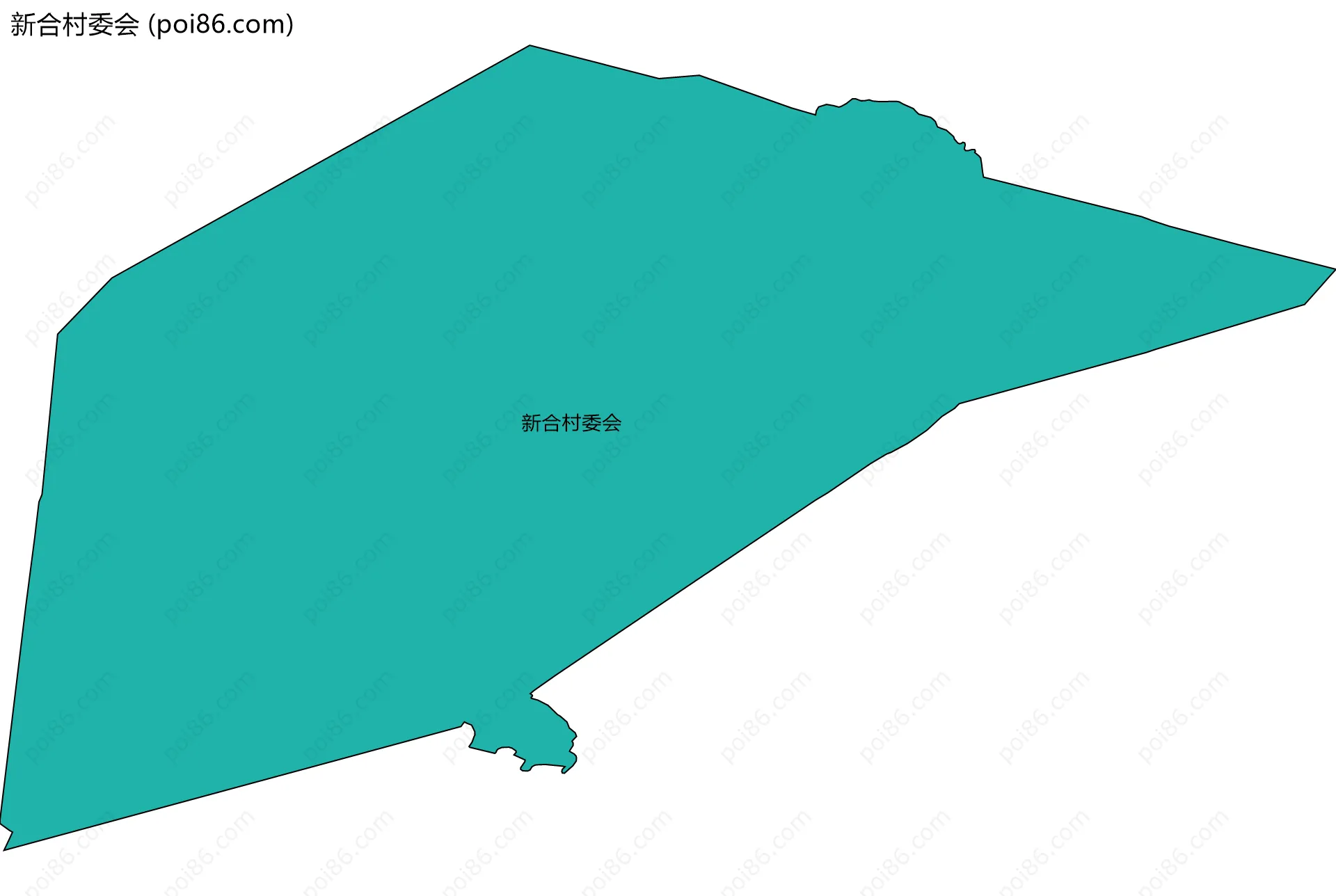 新合村委会边界地图