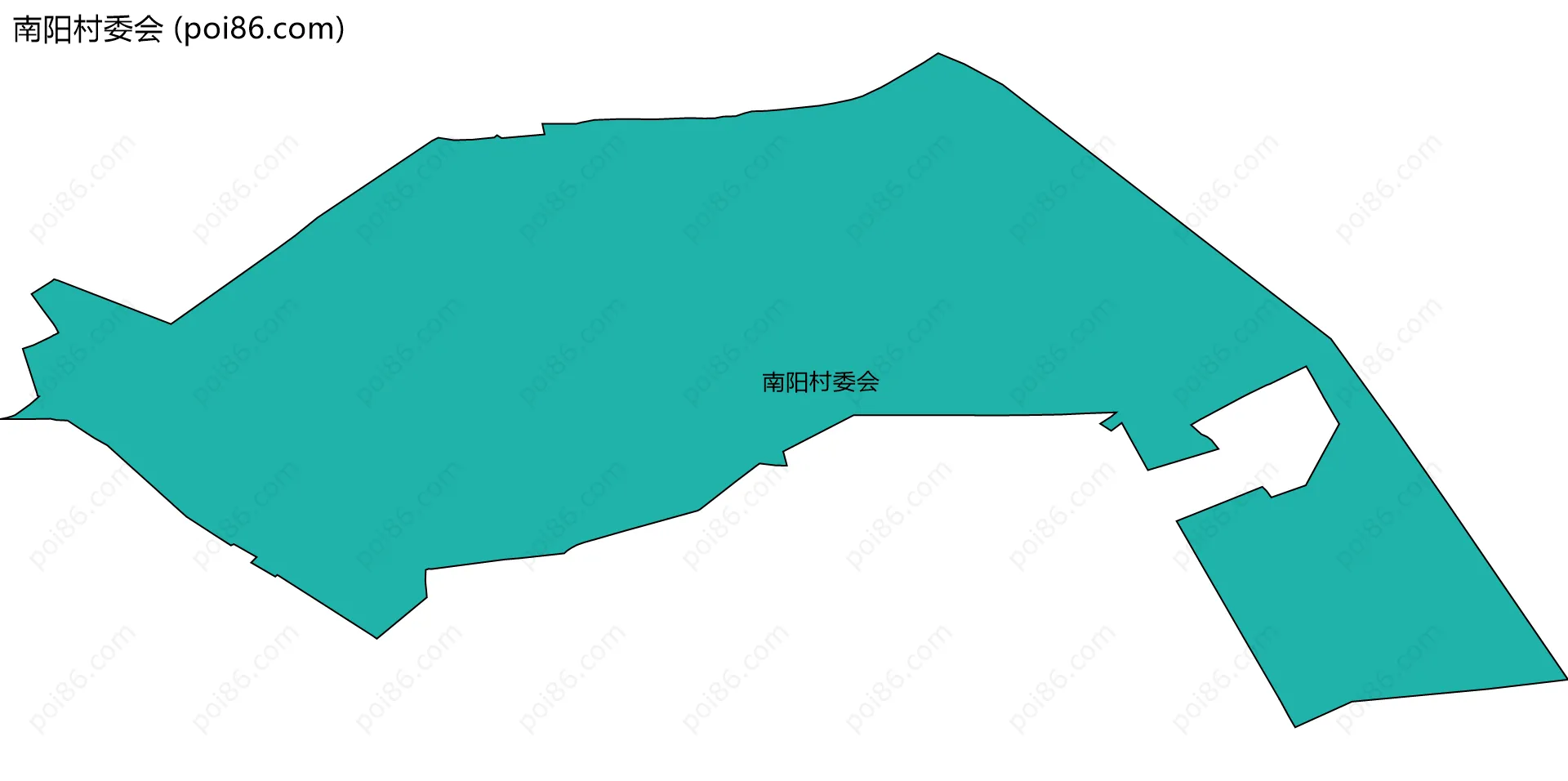 南阳村委会边界地图