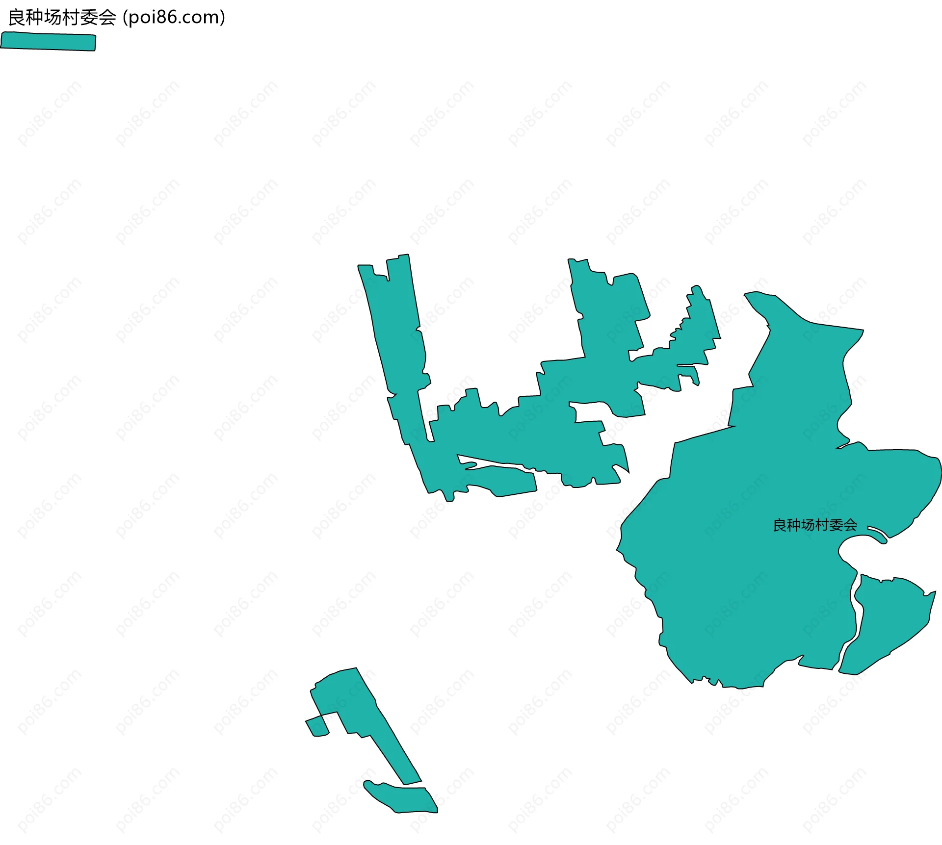 良种场村委会边界地图