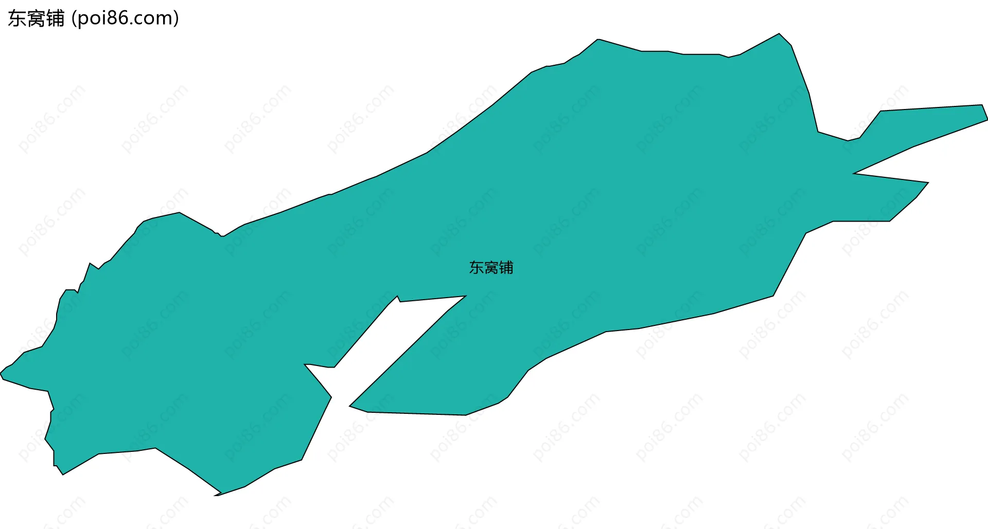 东窝铺边界地图