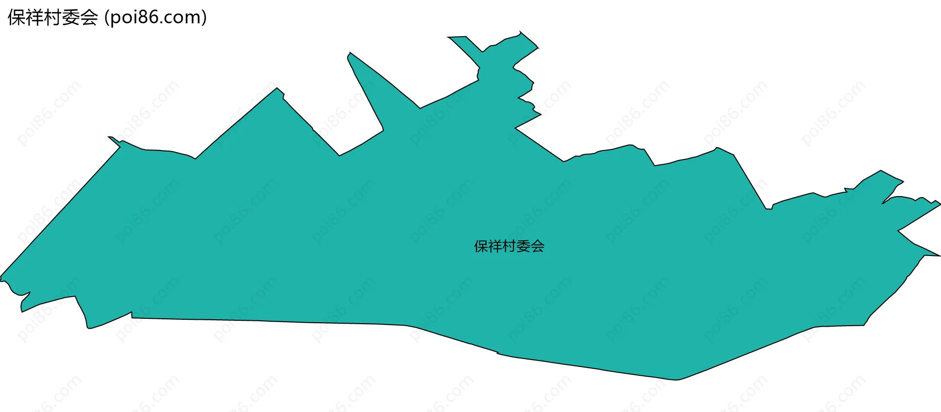 保祥村委会边界地图