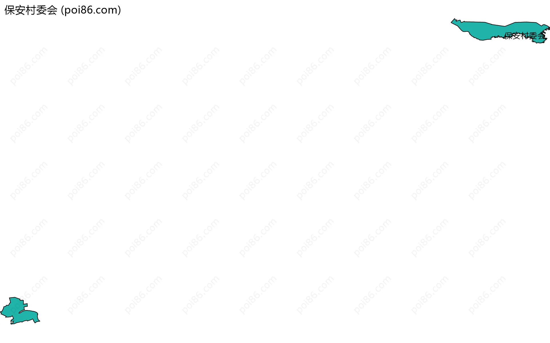 保安村委会边界地图