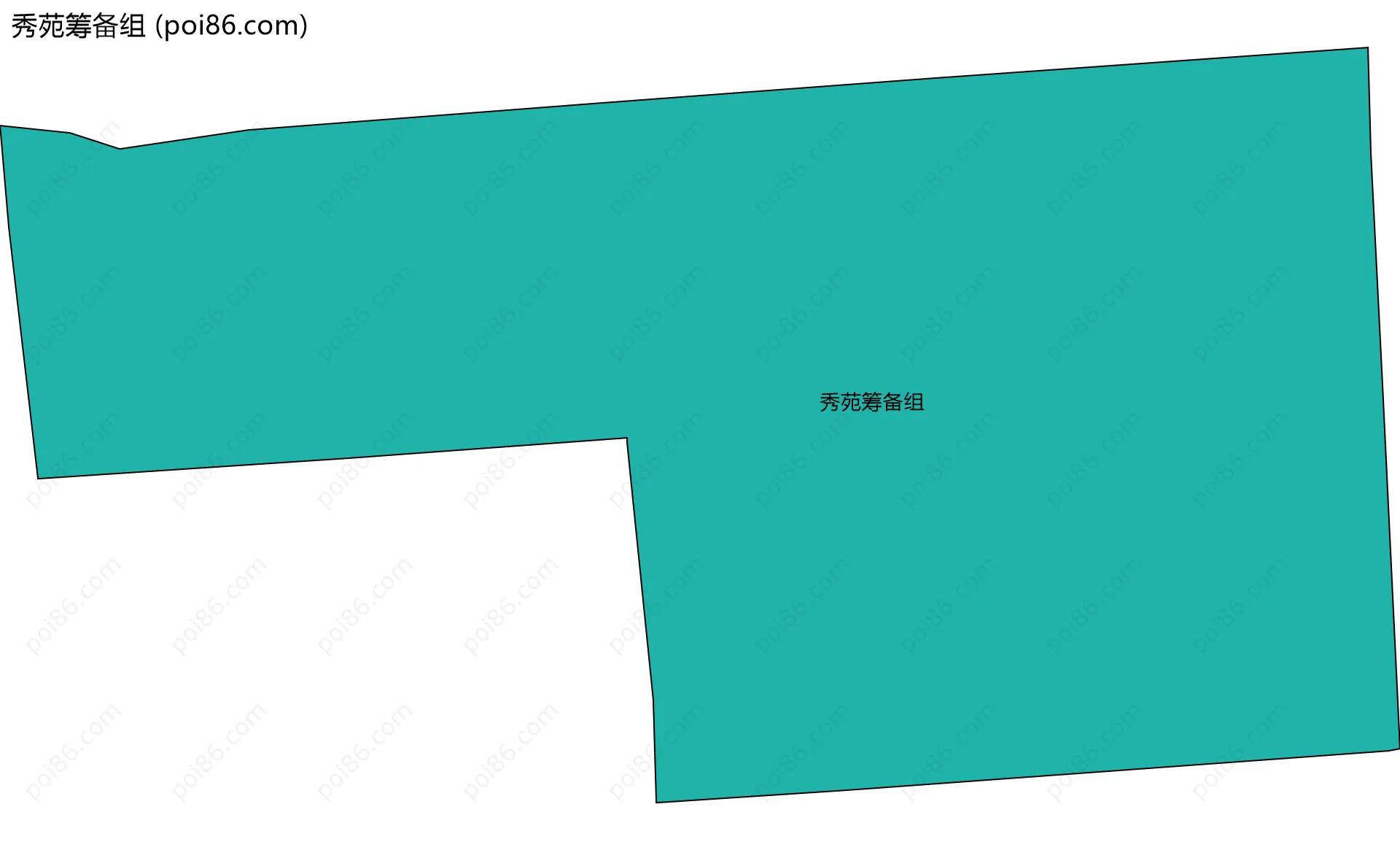 秀苑筹备组边界地图