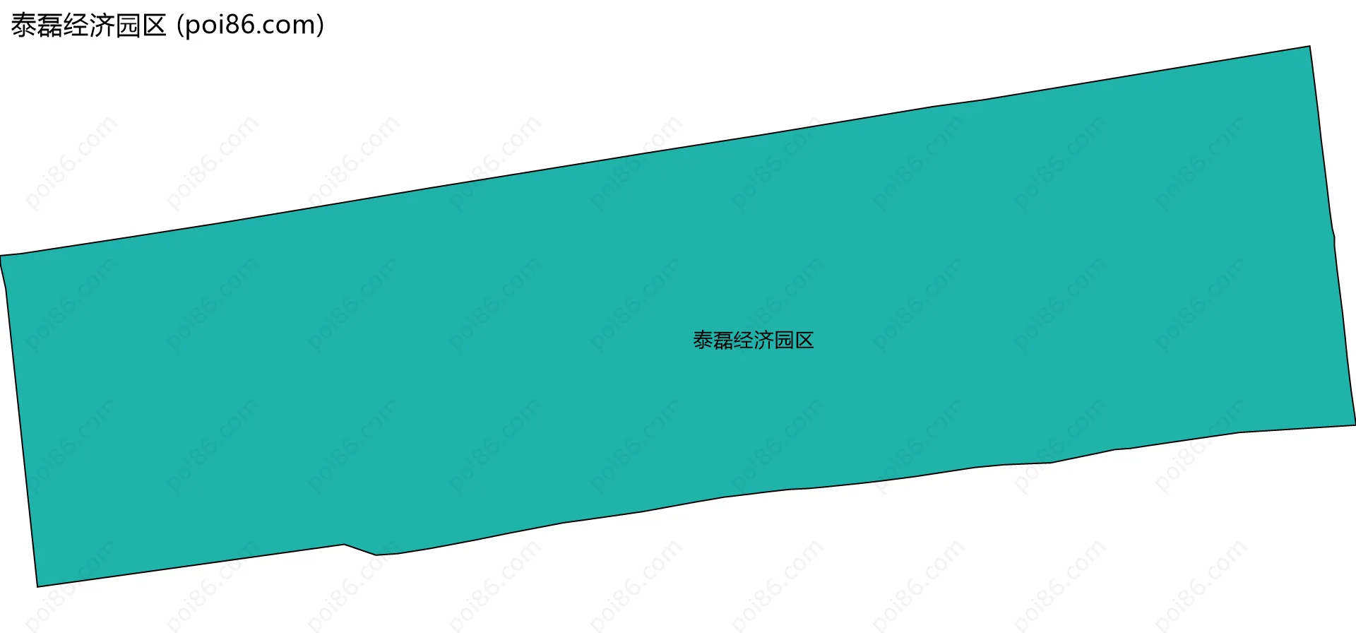 泰磊经济园区边界地图