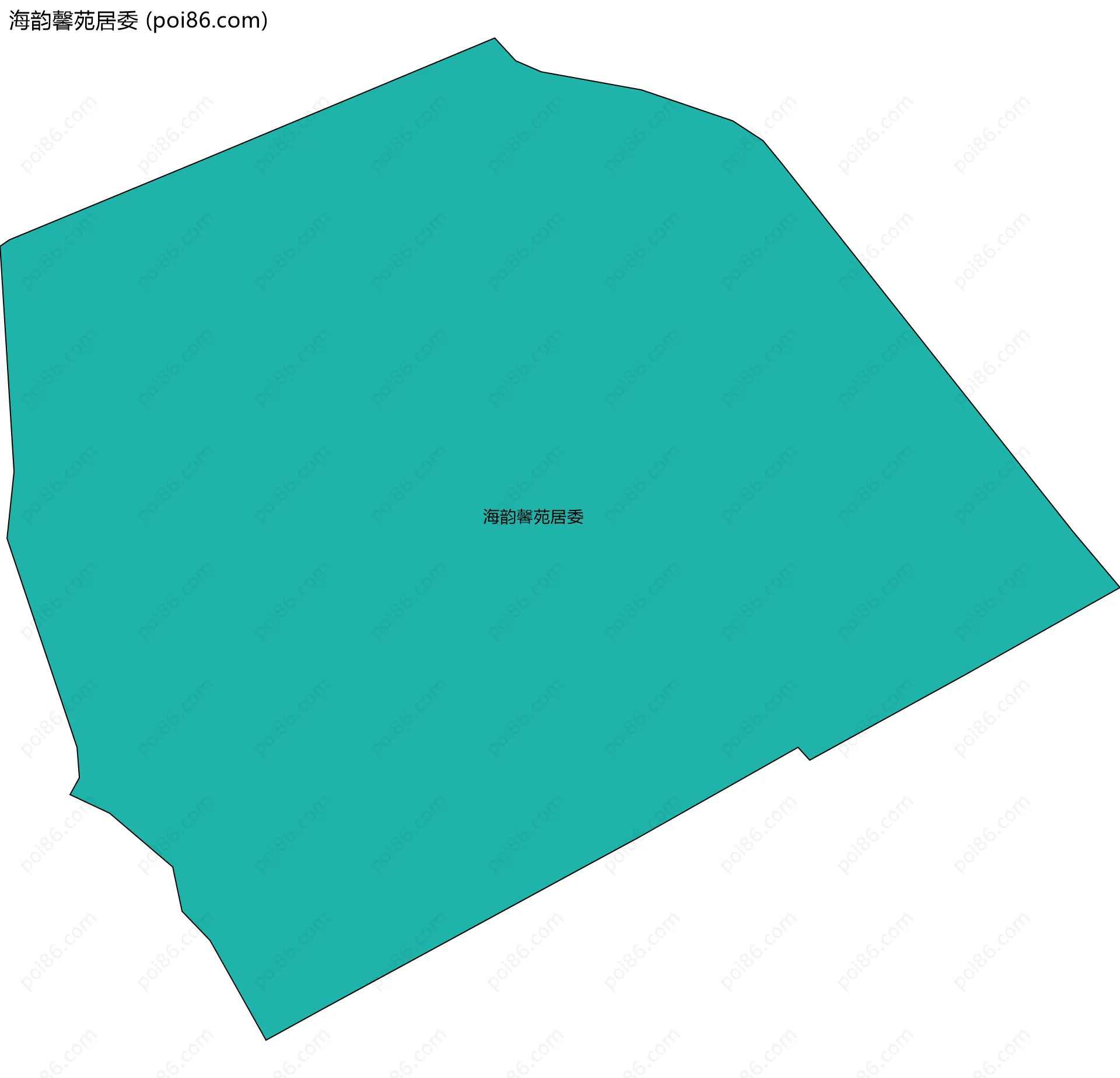 海韵馨苑居委边界地图