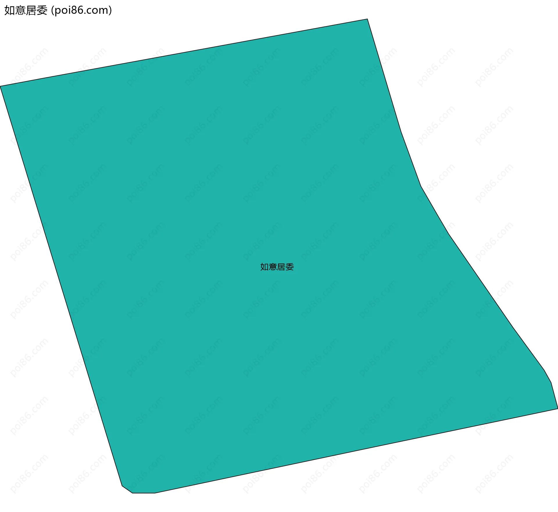 如意居委边界地图