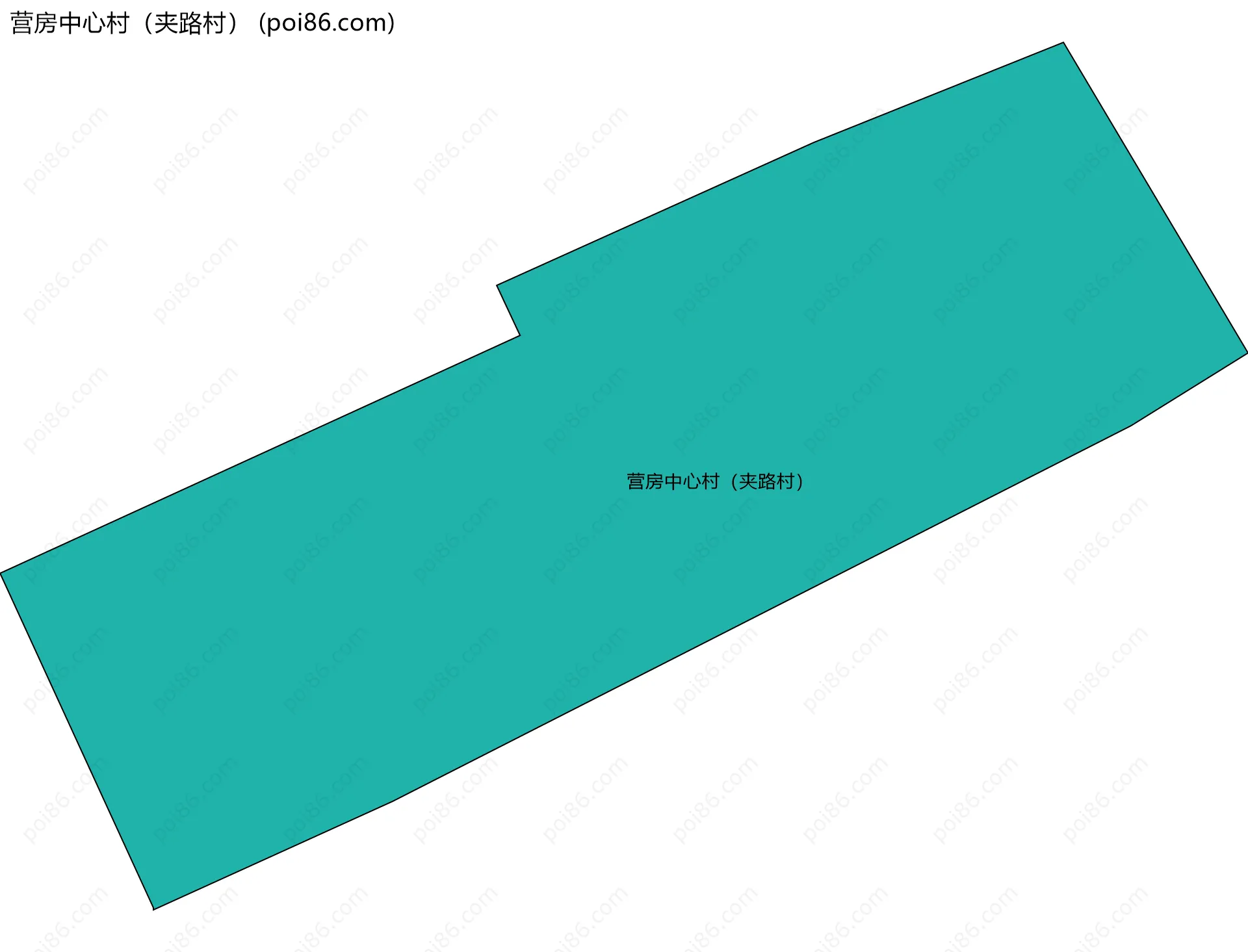 营房中心村（夹路村）边界地图