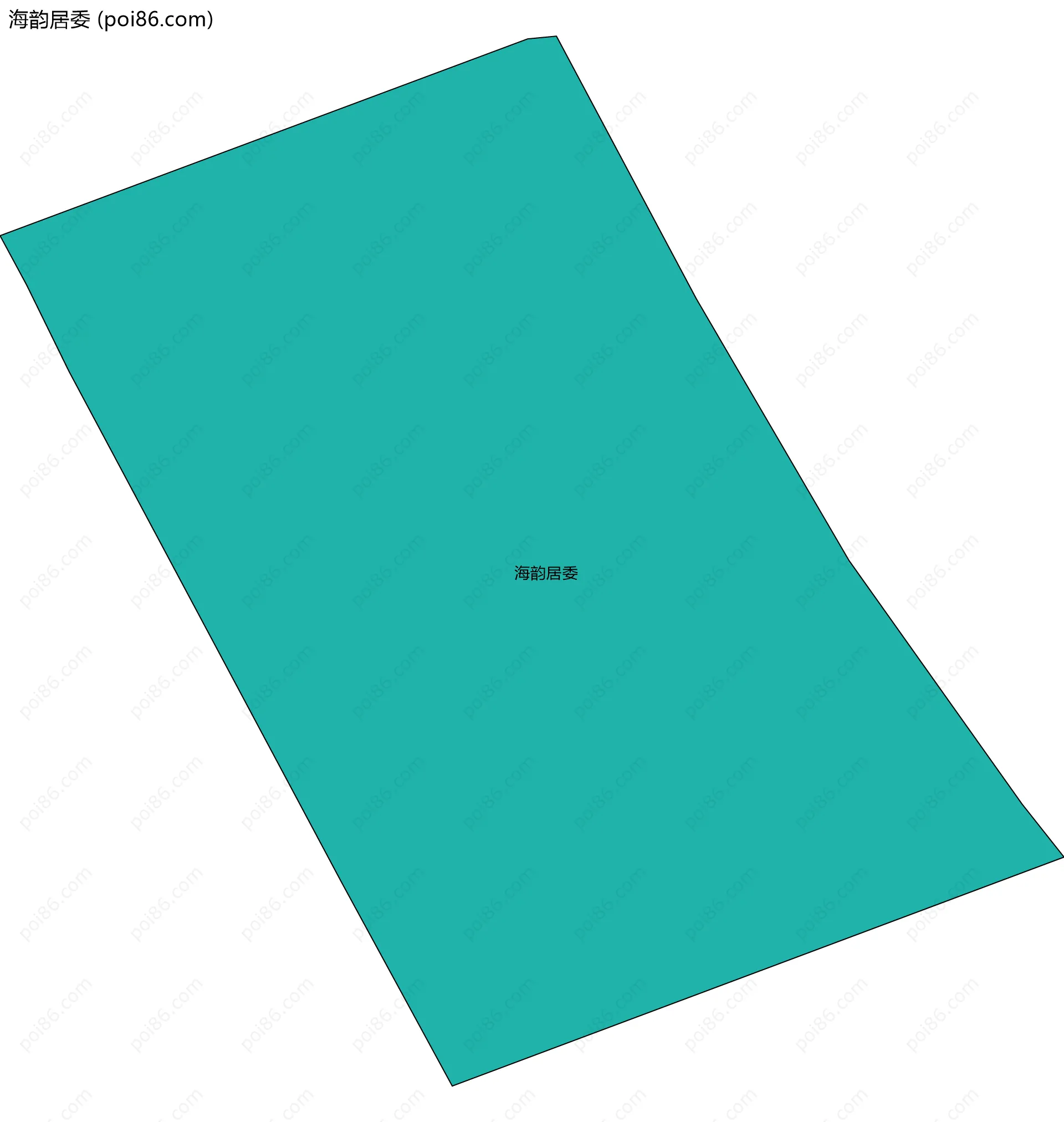 海韵居委边界地图