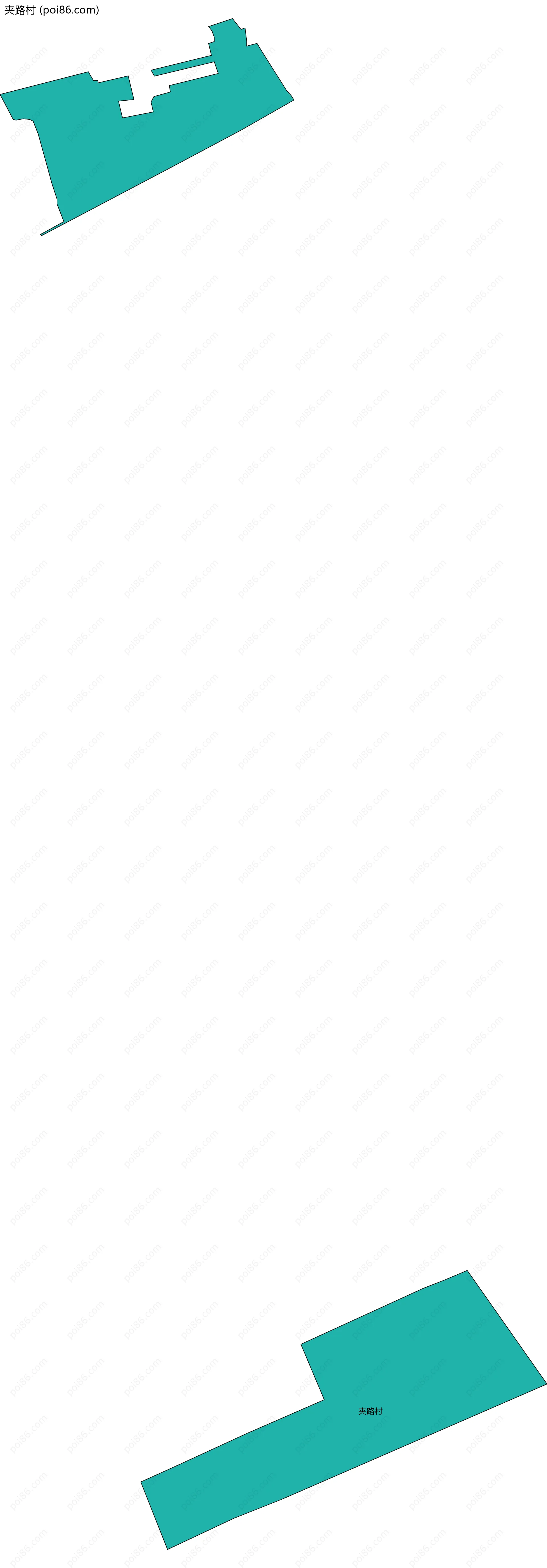 夹路村边界地图