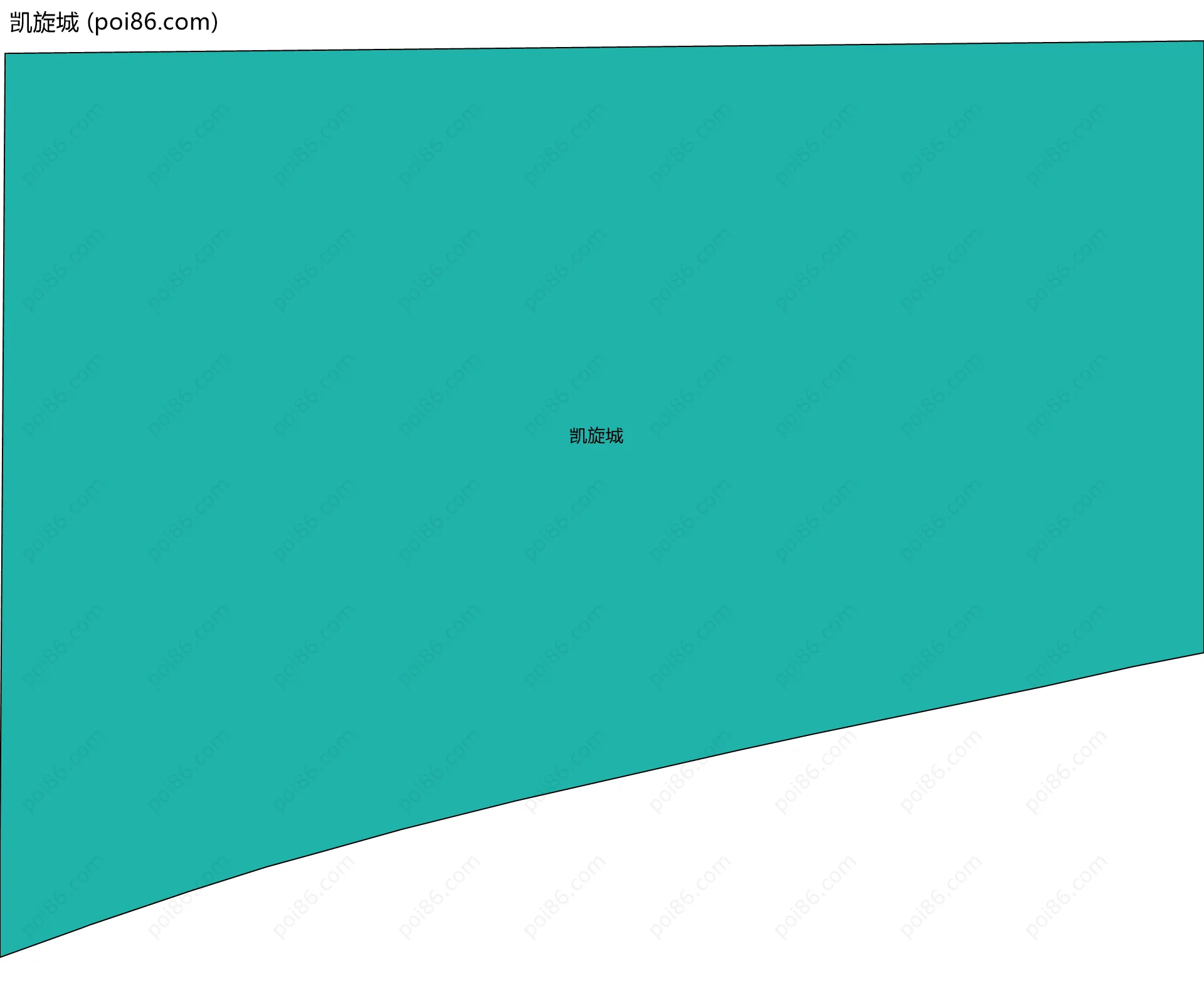 凯旋城边界地图