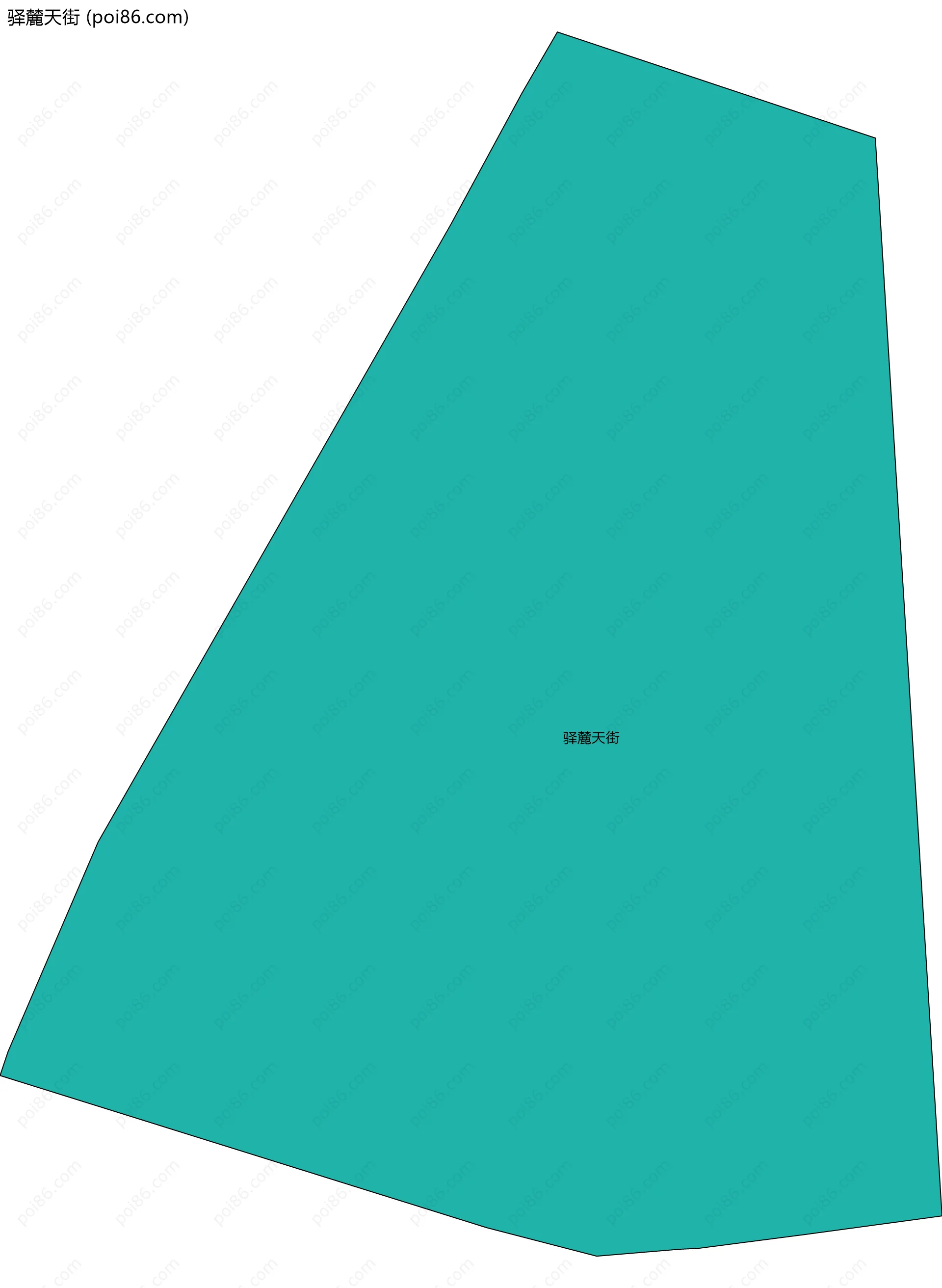 驿麓天街边界地图