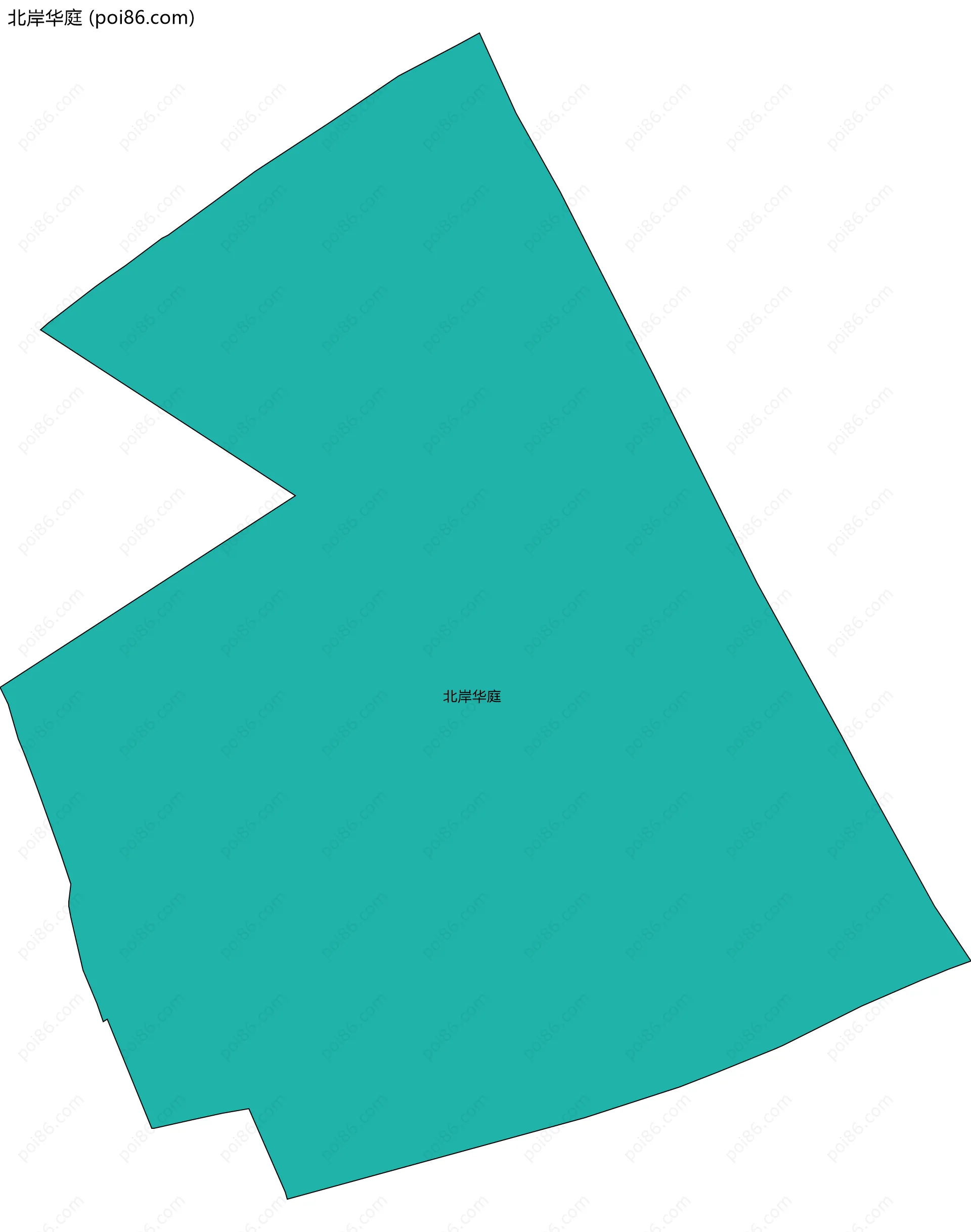 北岸华庭边界地图