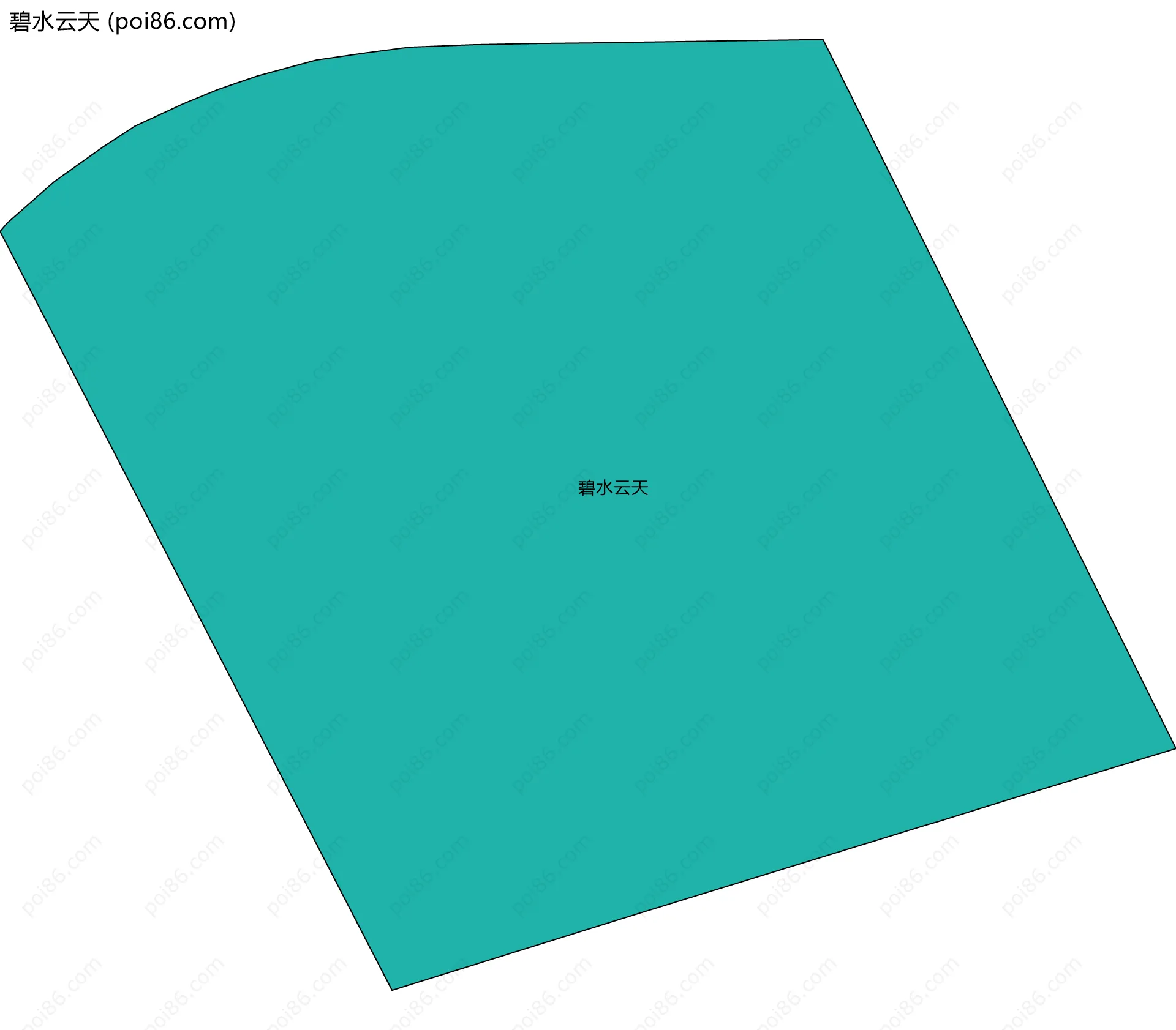 碧水云天边界地图