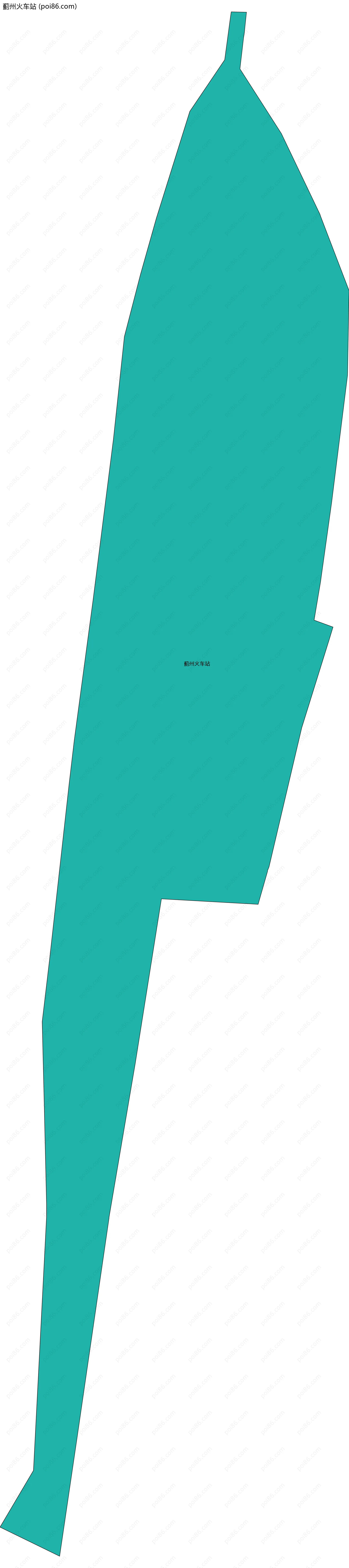 蓟州火车站边界地图