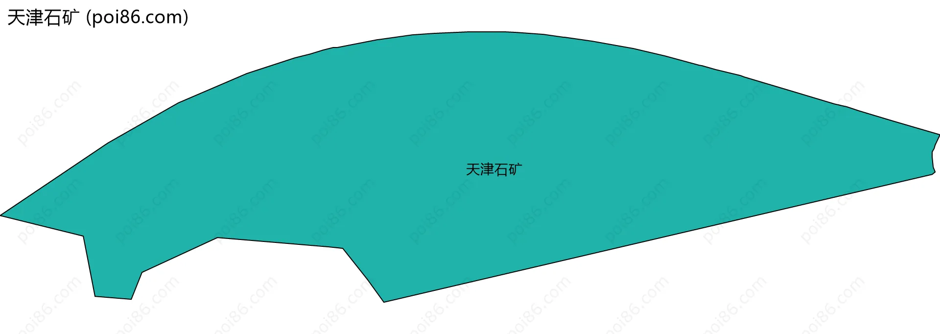 天津石矿边界地图