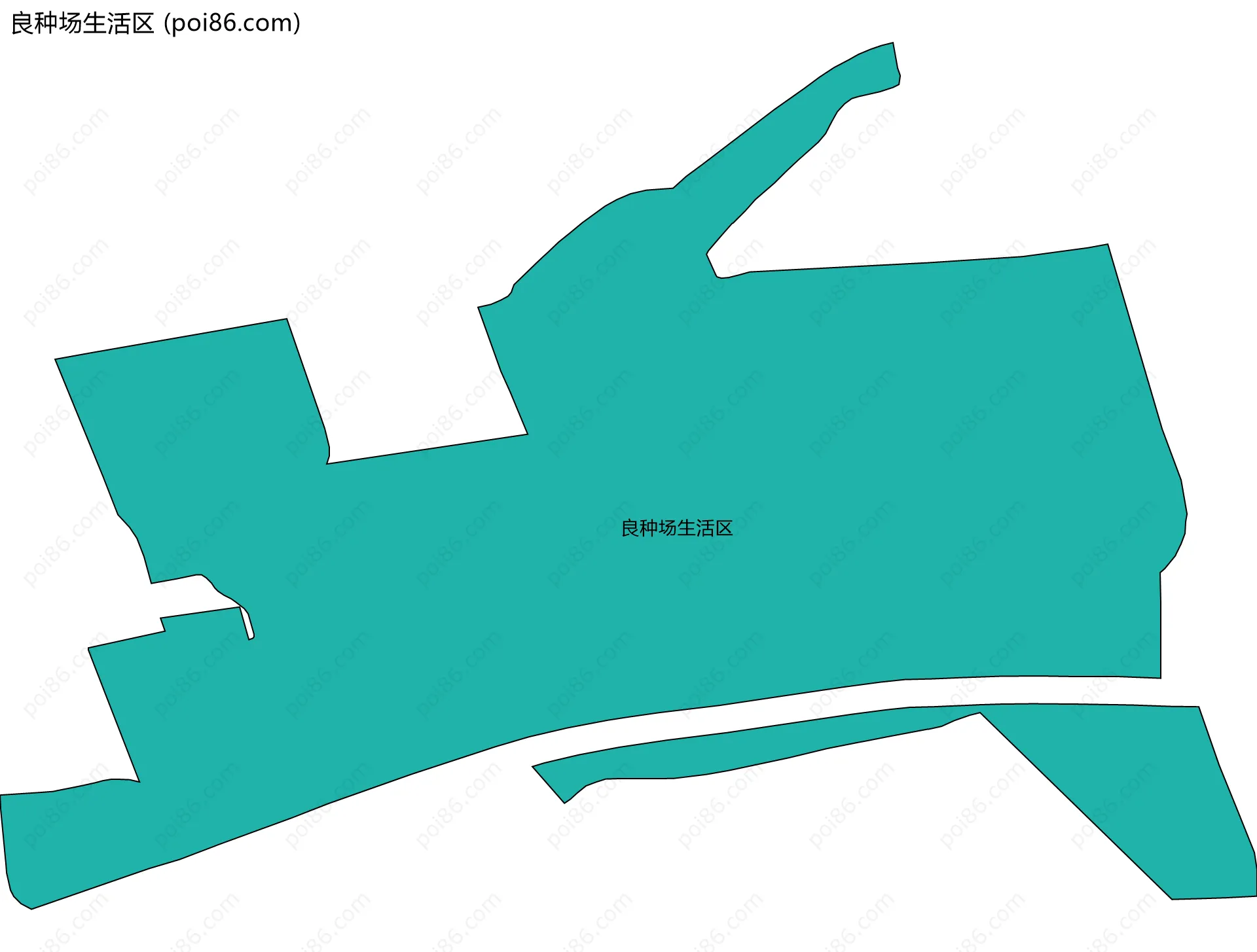 良种场生活区边界地图