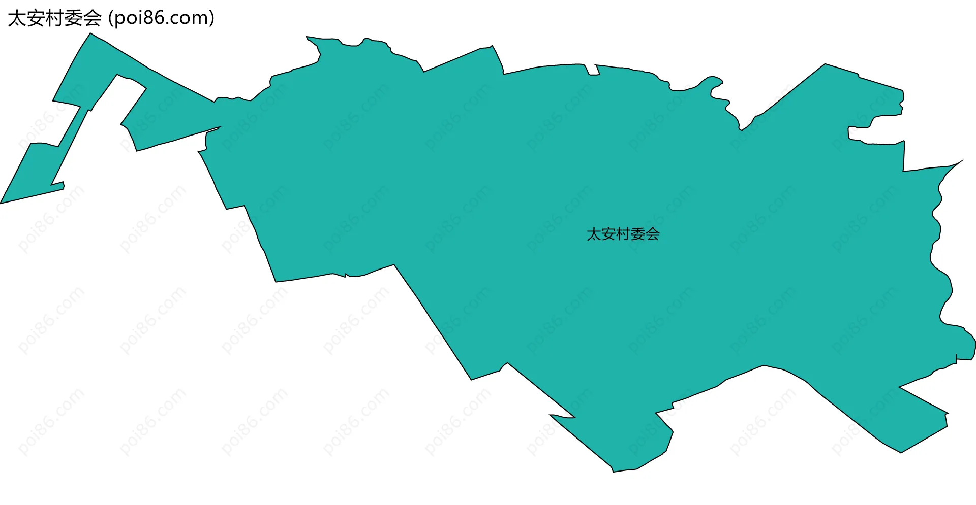 太安村委会边界地图