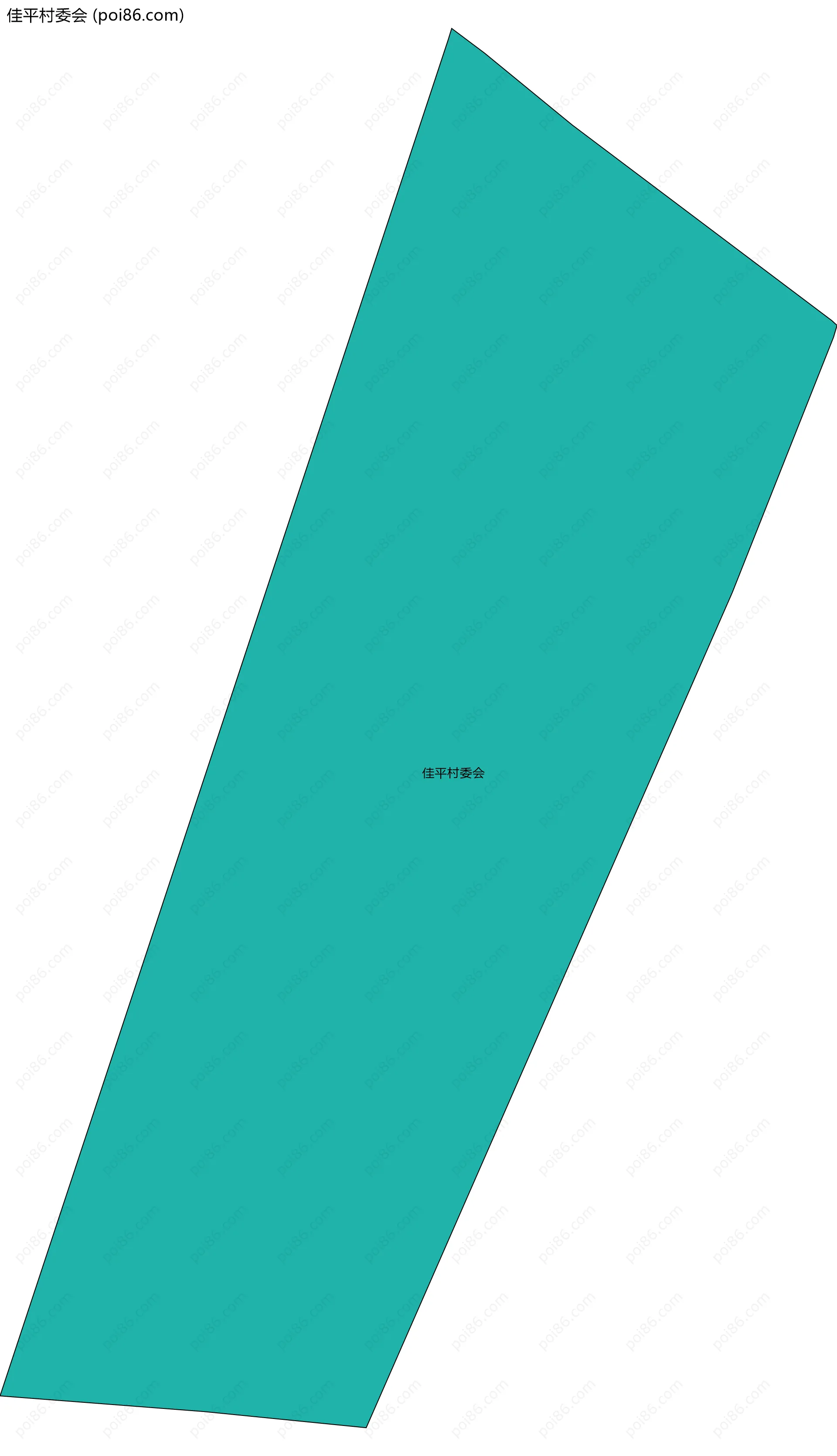 佳平村委会边界地图