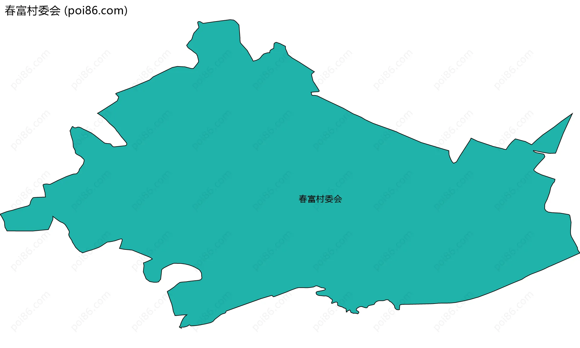 春富村委会边界地图