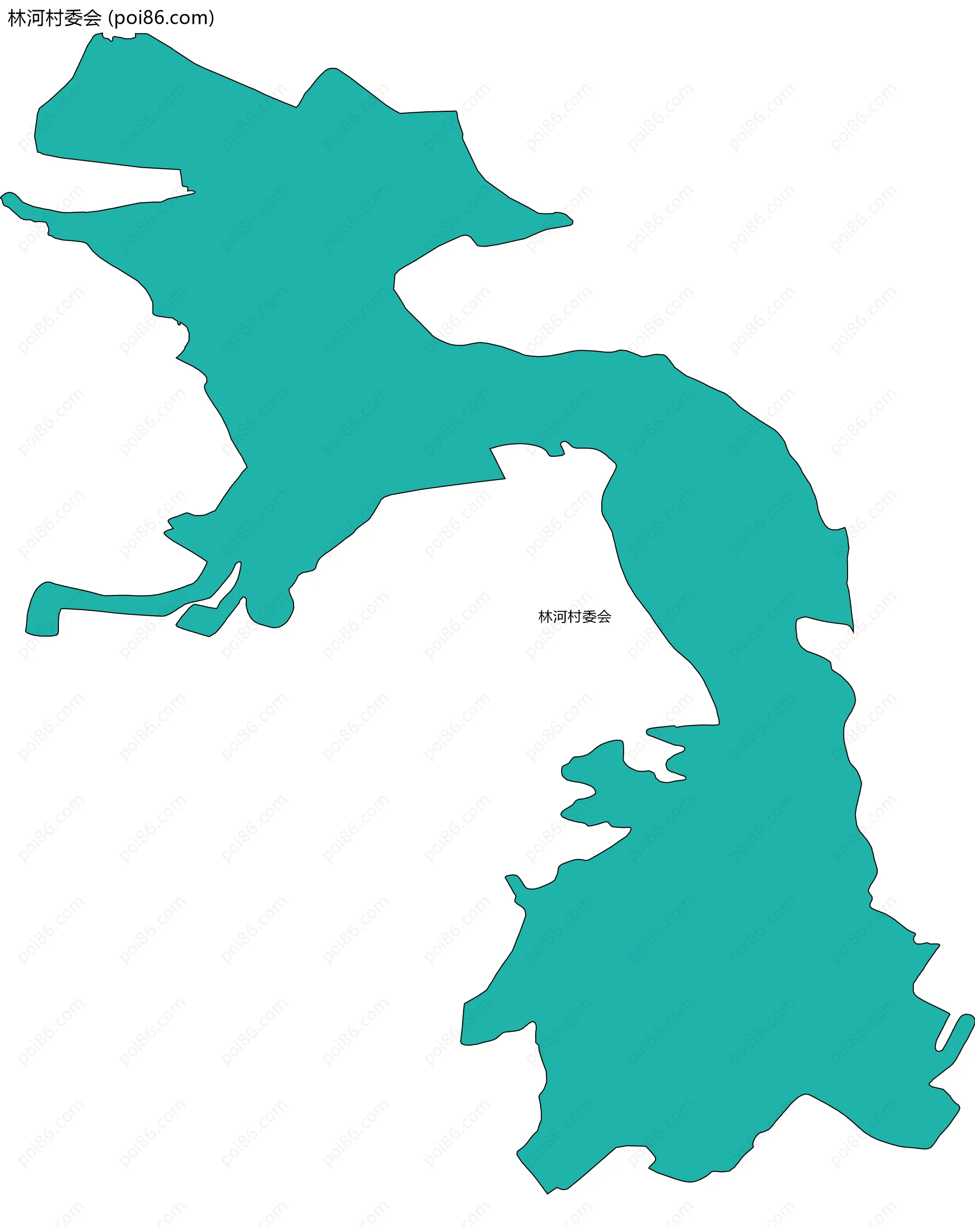 林河村委会边界地图