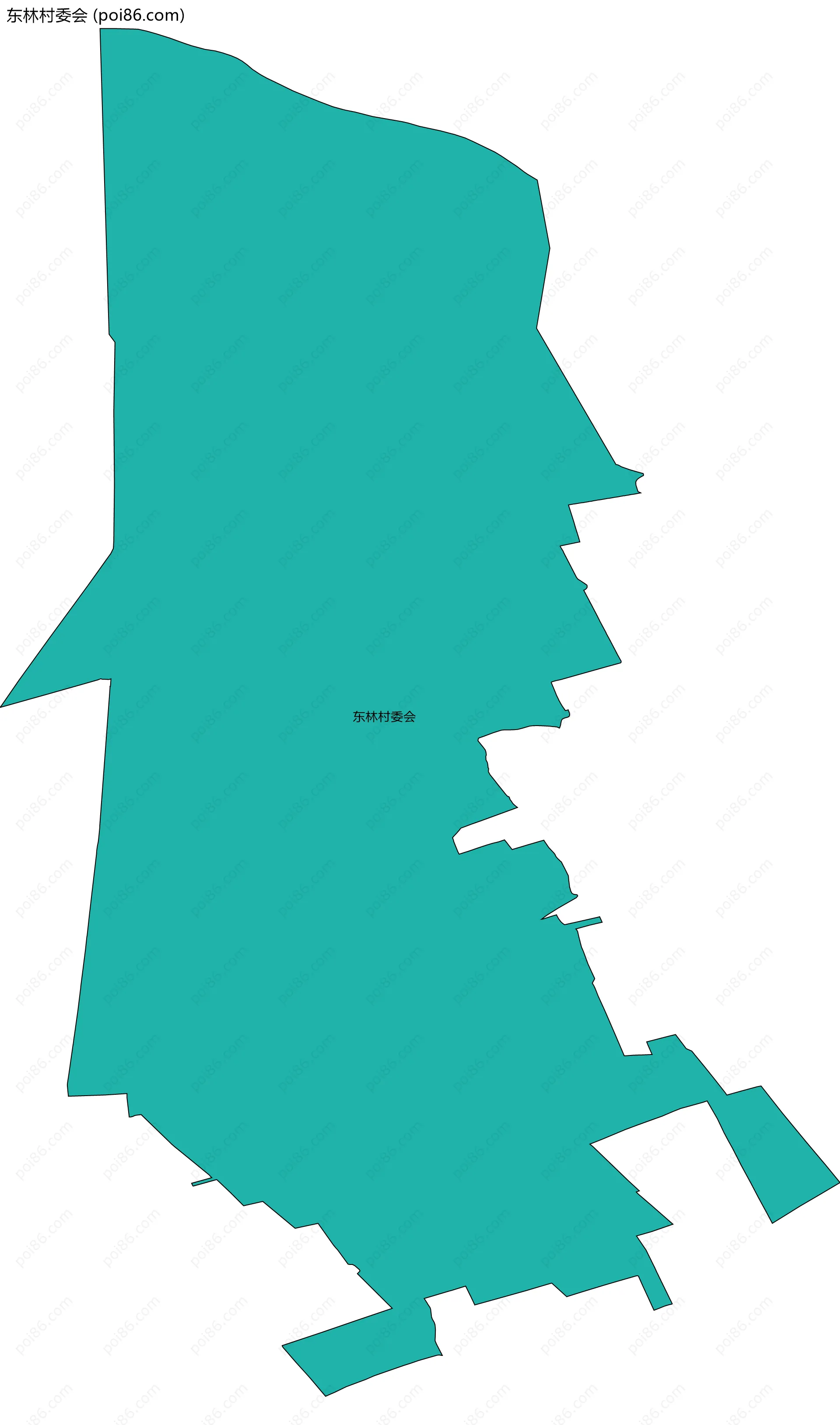 东林村委会边界地图