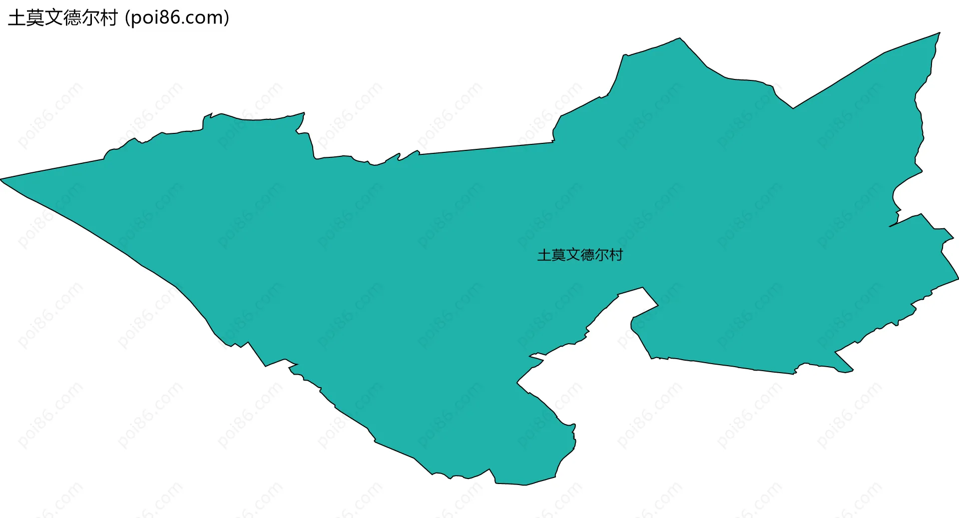 土莫文德尔村边界地图