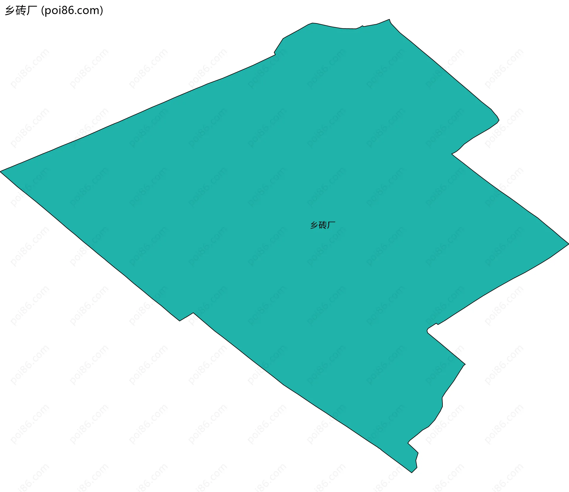 乡砖厂边界地图
