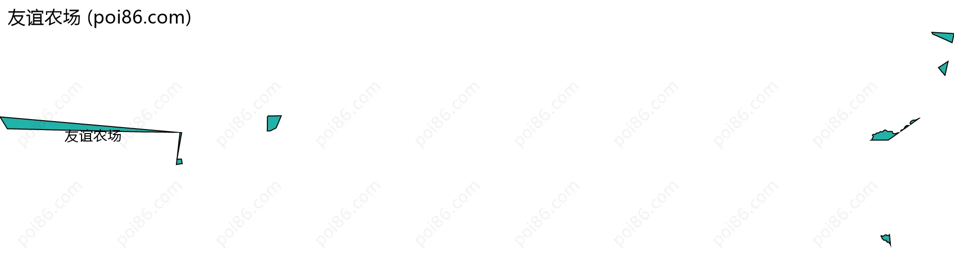 友谊农场边界地图