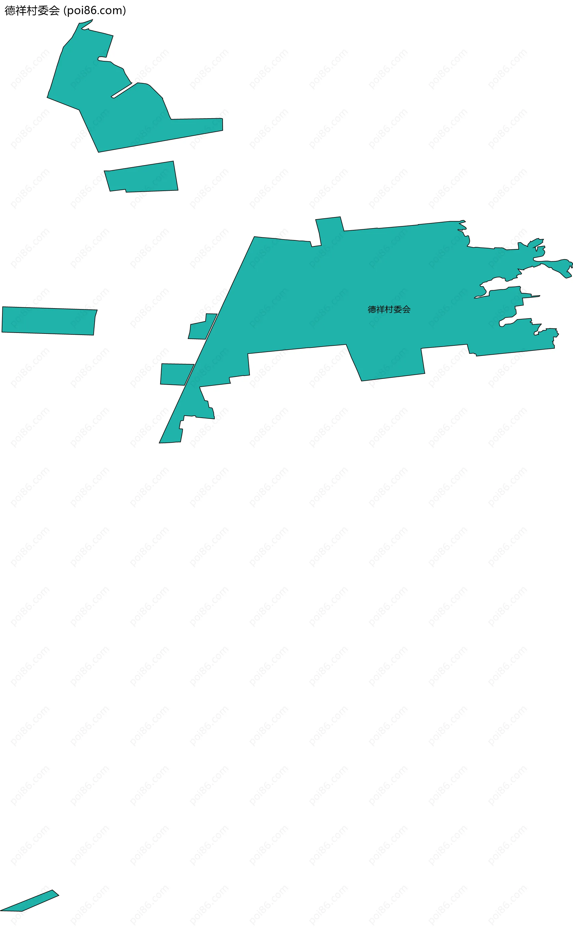 德祥村委会边界地图