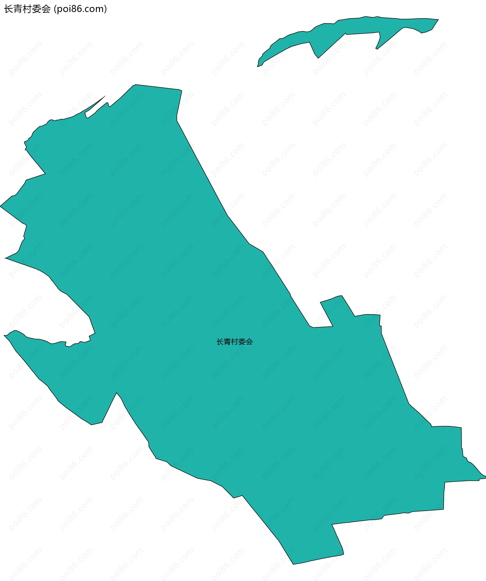 长青村委会边界地图