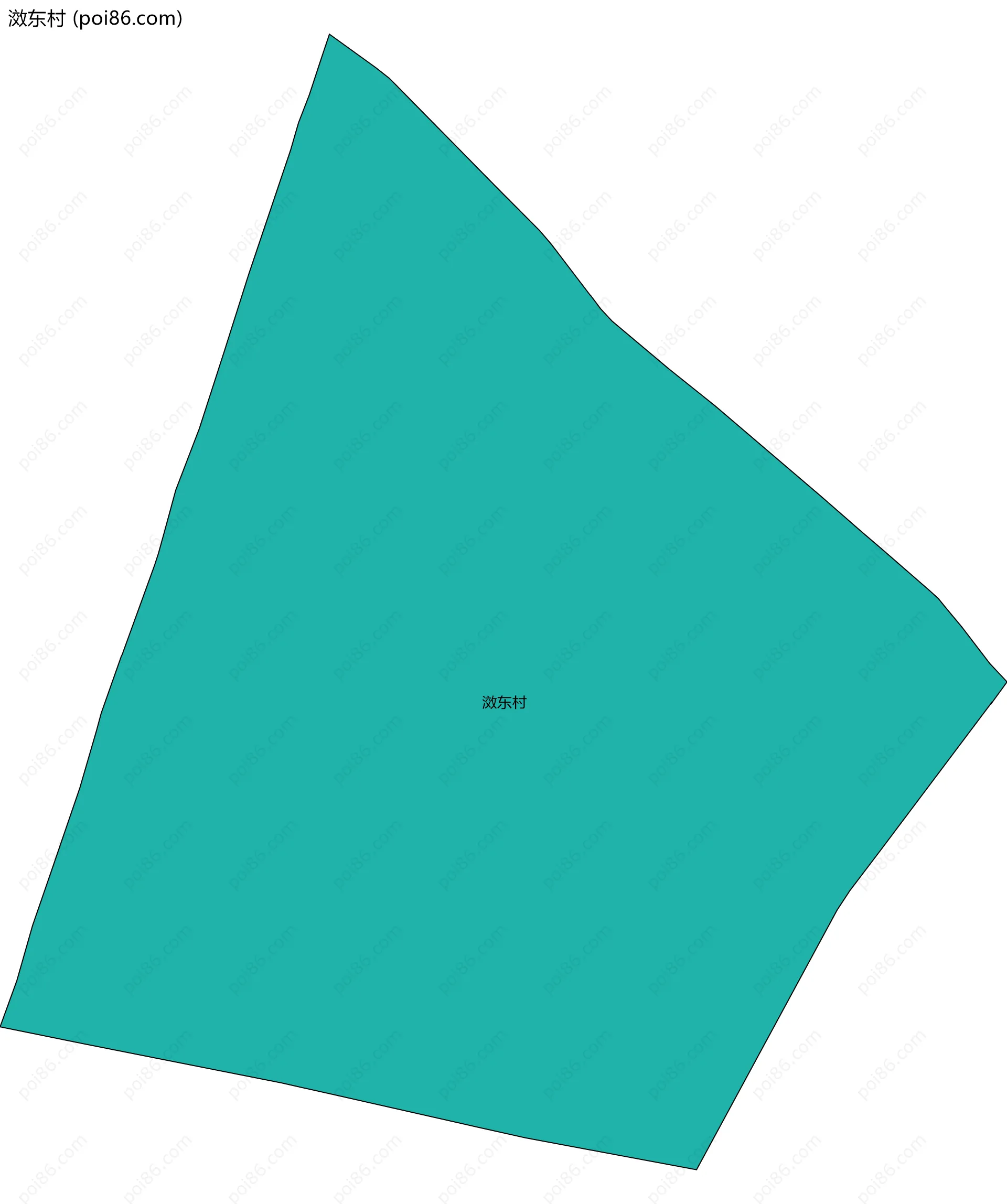 滧东村边界地图